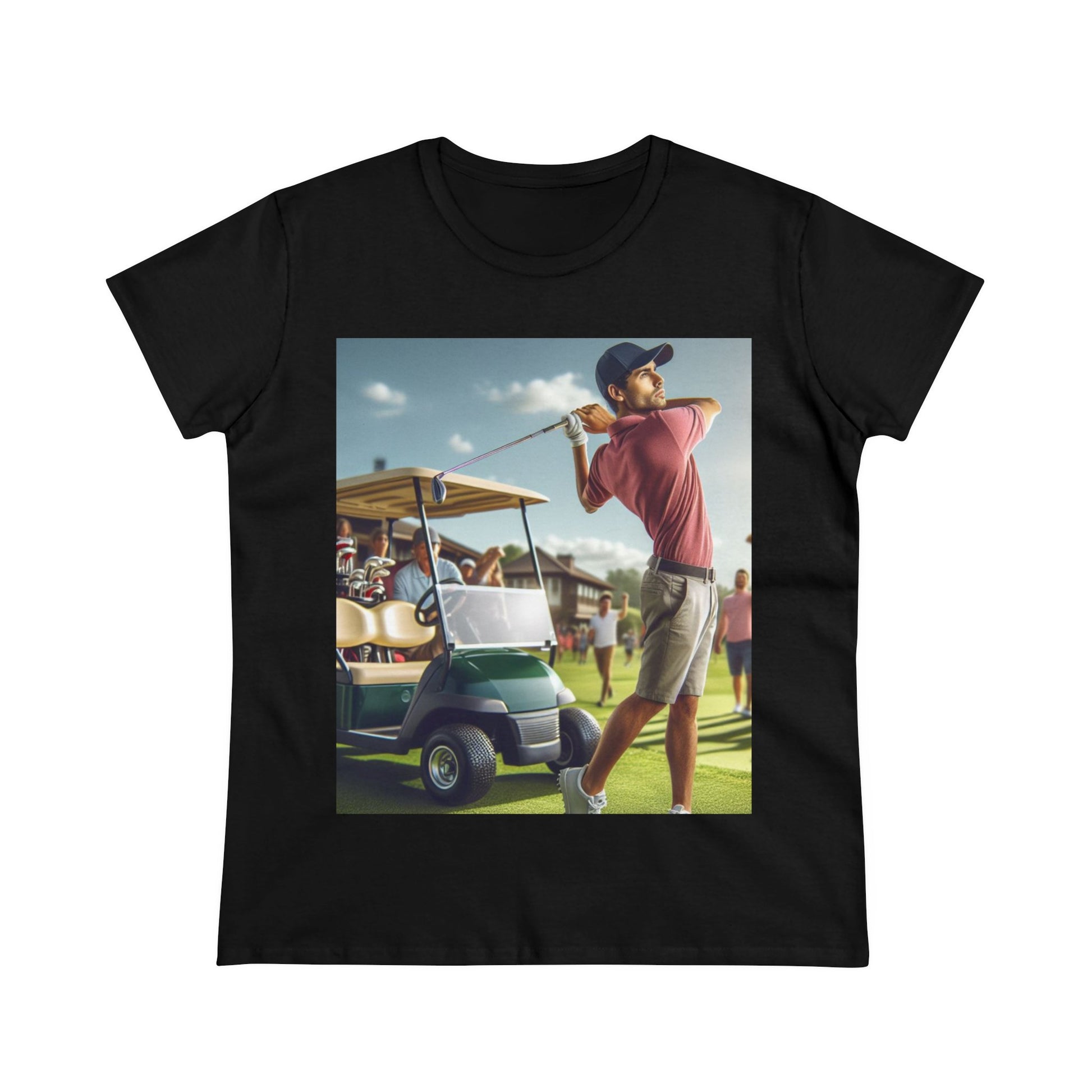 Golf Tournament T-Shirts T-Shirt Printify Black S