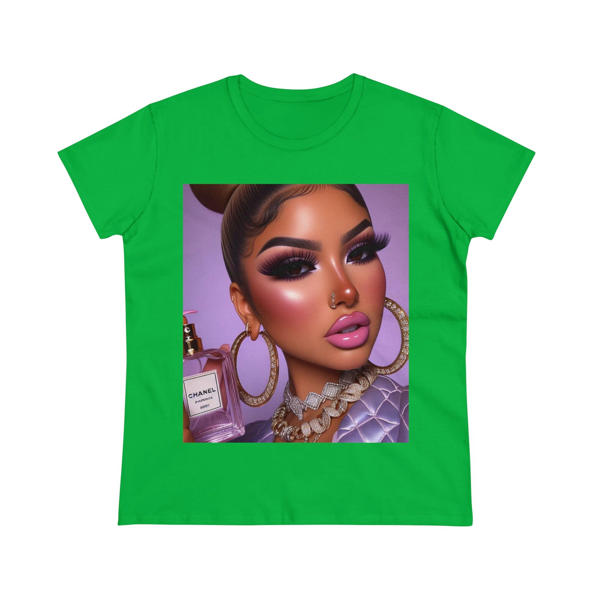 Chanel Please T-Shirt T-Shirt Printify Irish Green S
