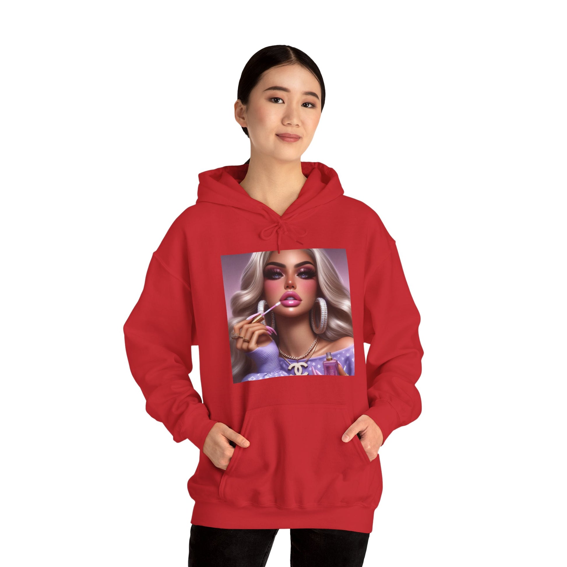 Gloss Up Hoodie Hoodie Printify