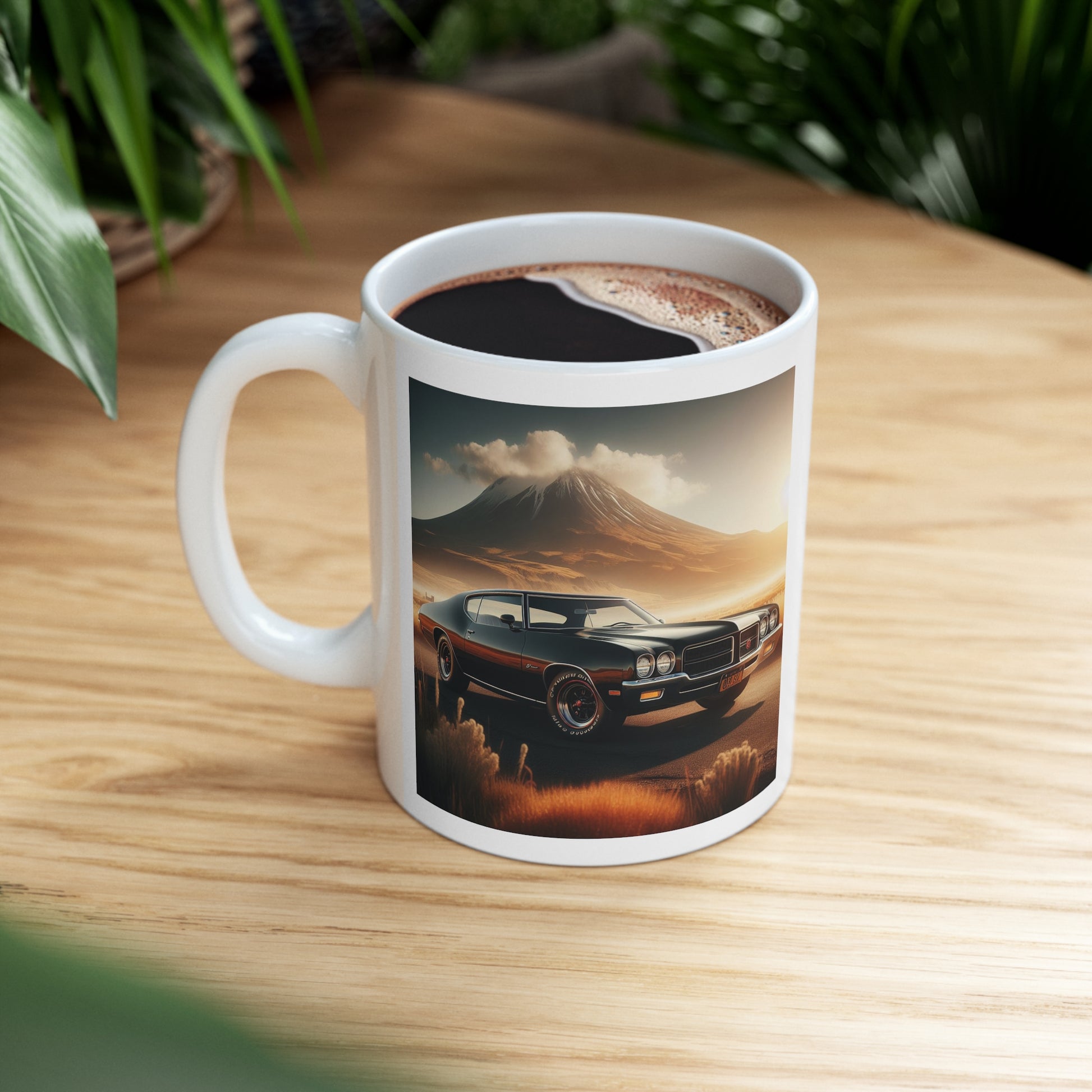 1972 Black Buick Gran Sport Mug Mug Printify