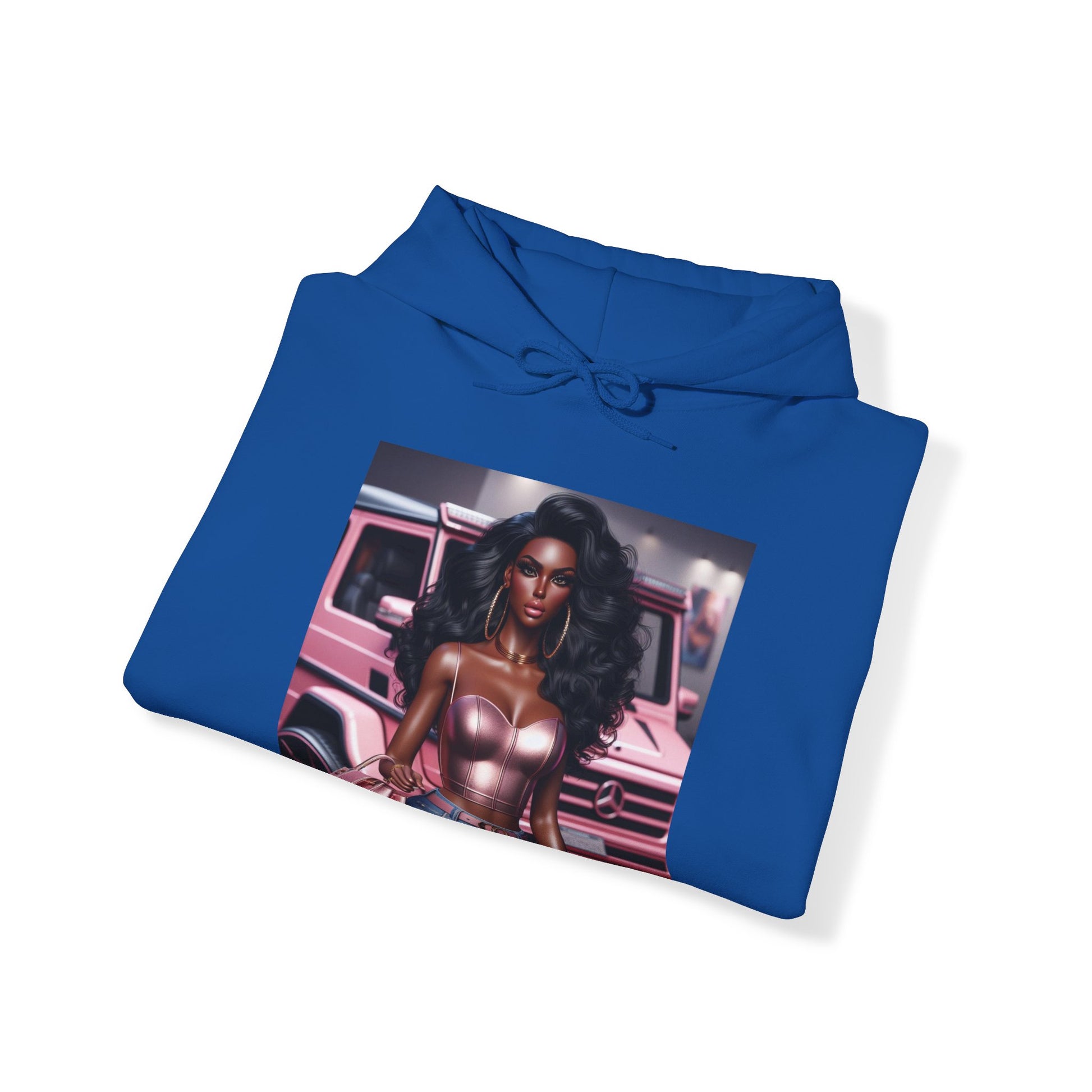 Pink Luxury Hoodie Hoodie Printify