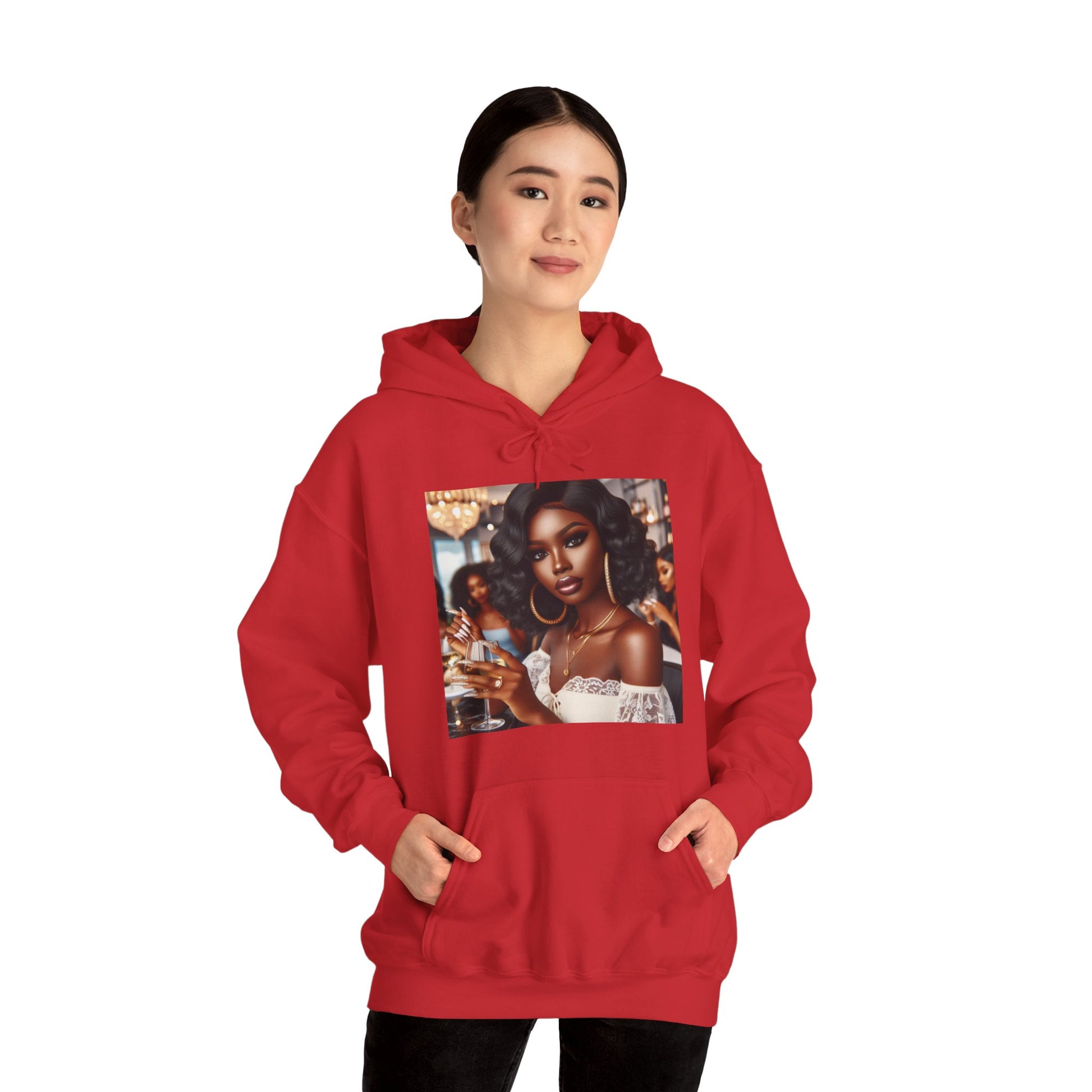 Wine Down Hoodie Hoodie Printify