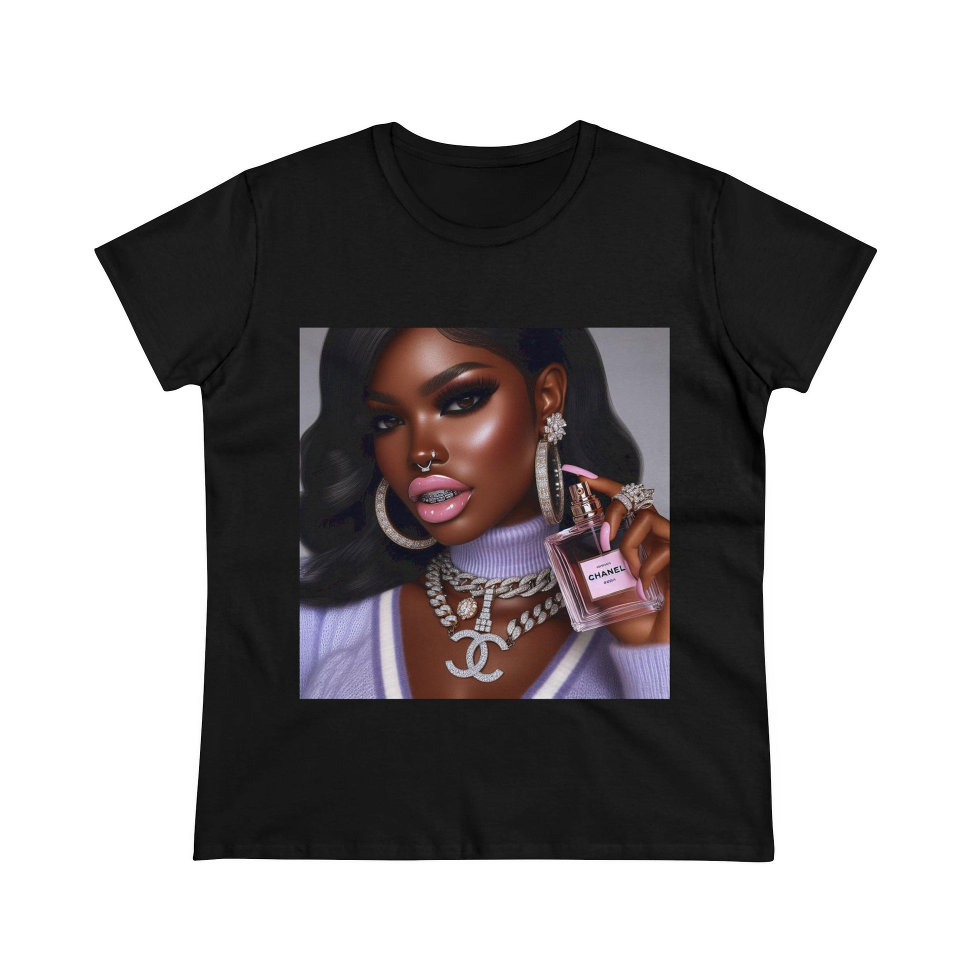 Gloss Up T-Shirt T-Shirt Printify Black S