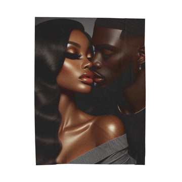 Kiss Me Plush Blanket All Over Prints Printify 60" × 80"