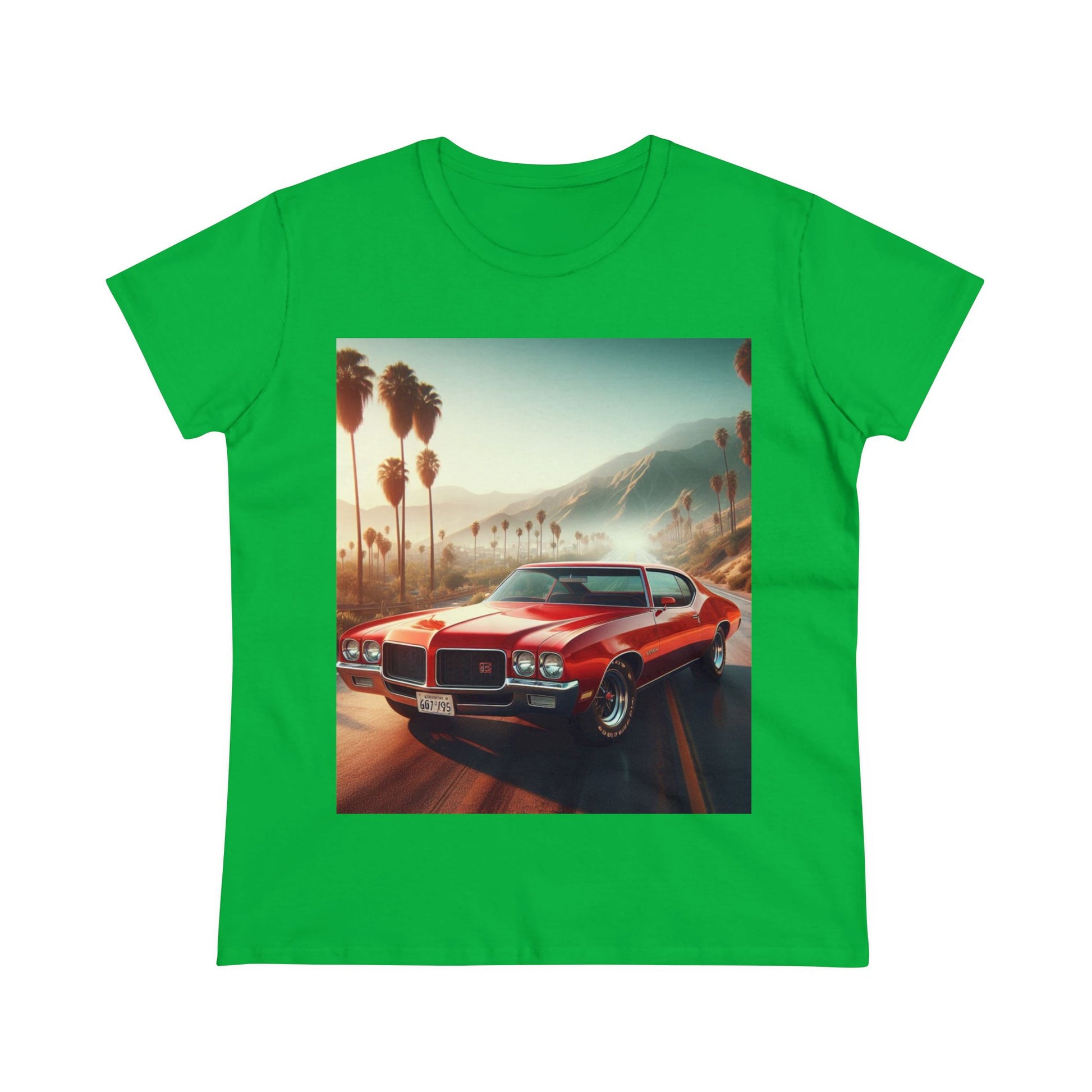 1972 Red Buick Gran Sport T-Shirt T-Shirt Printify Irish Green S