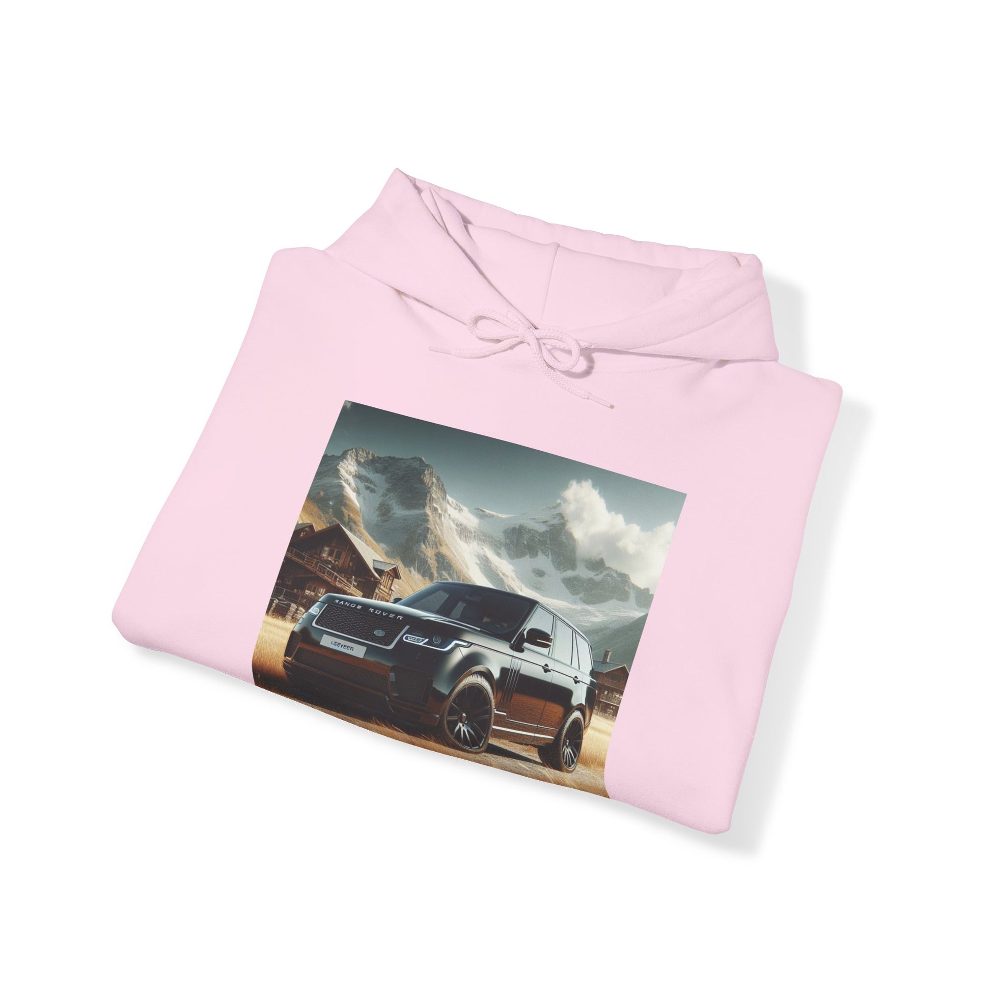 Black Range Rover Hoodie Hoodie Printify