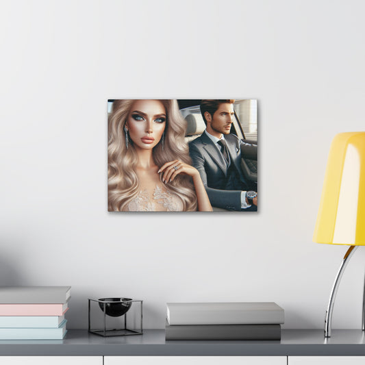 Elegant Drive Canvas Canvas Printify 16″ x 12″ (Horizontal) 0.75''
