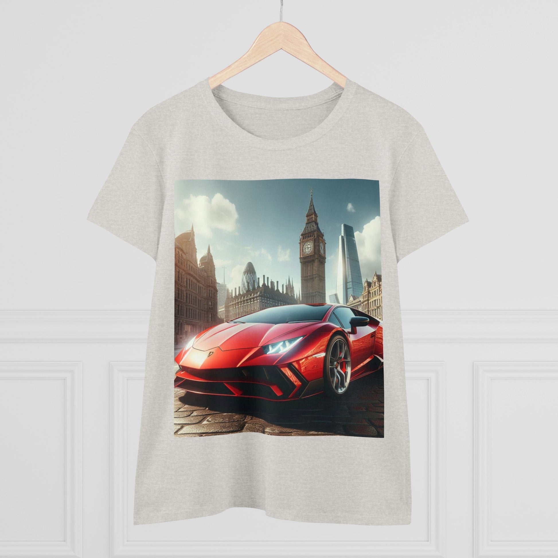 Red Lamborghini T-Shirt T-Shirt Printify