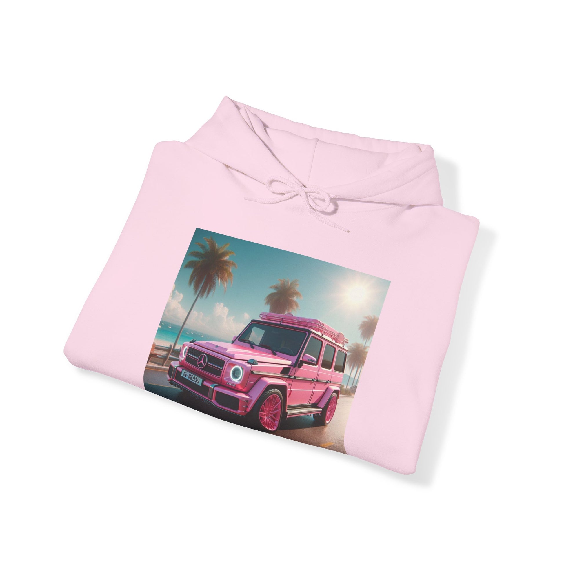 Pink G-Wagon Hoodie Hoodie Printify