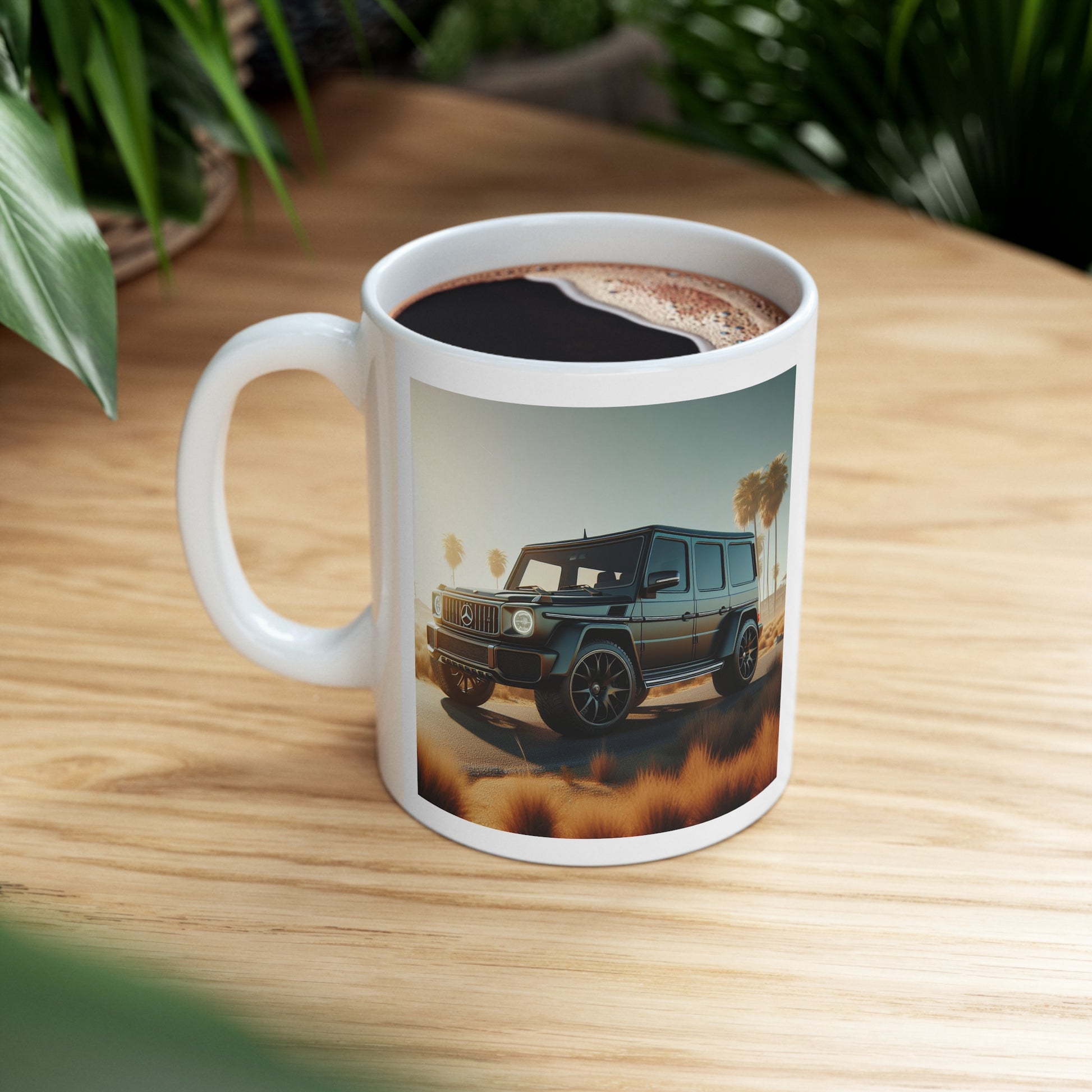 Black G-Wagon Mug Mug Printify
