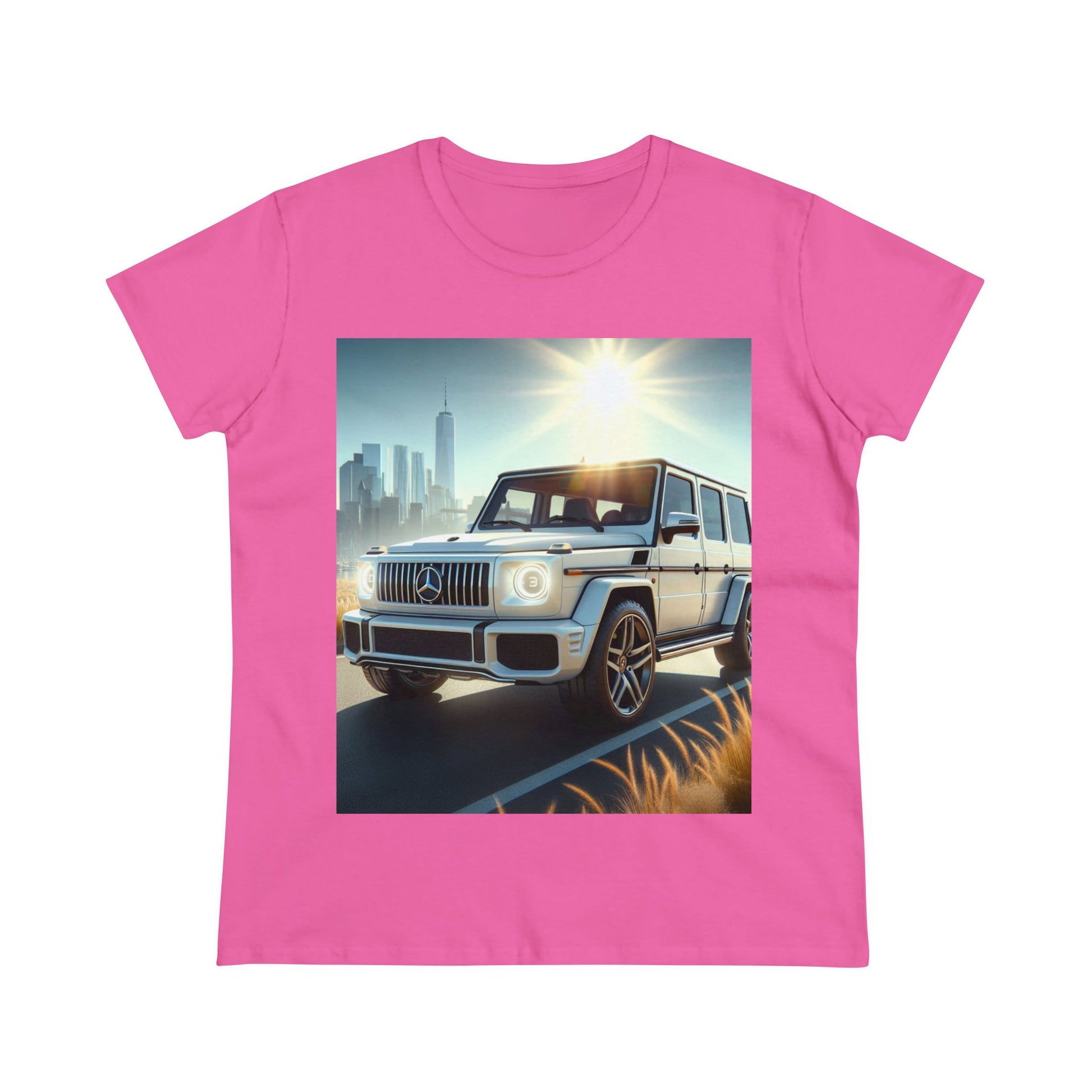 White G-Wagon T-Shirt T-Shirt Printify Azalea S