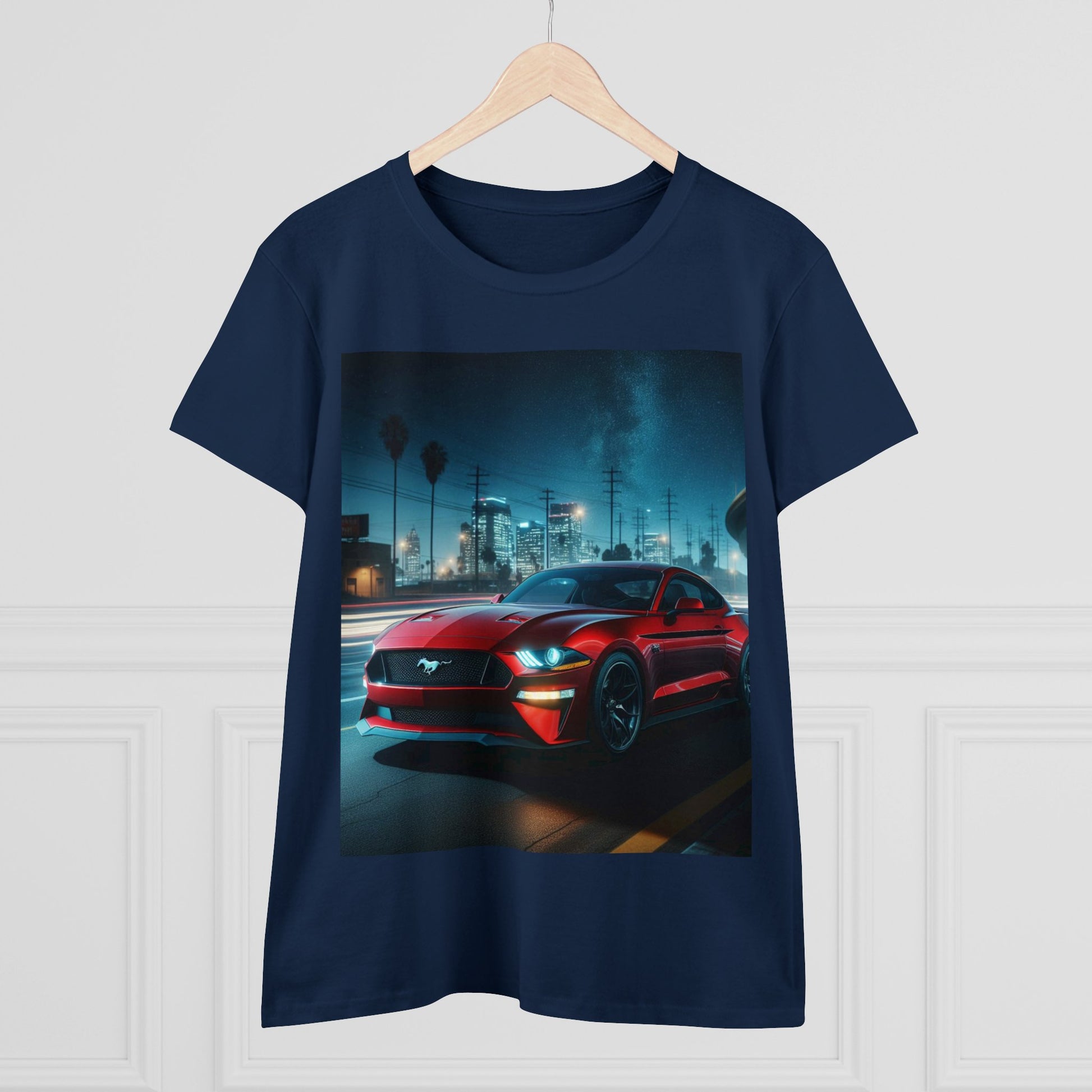 Red Mustang T-Shirt T-Shirt Printify