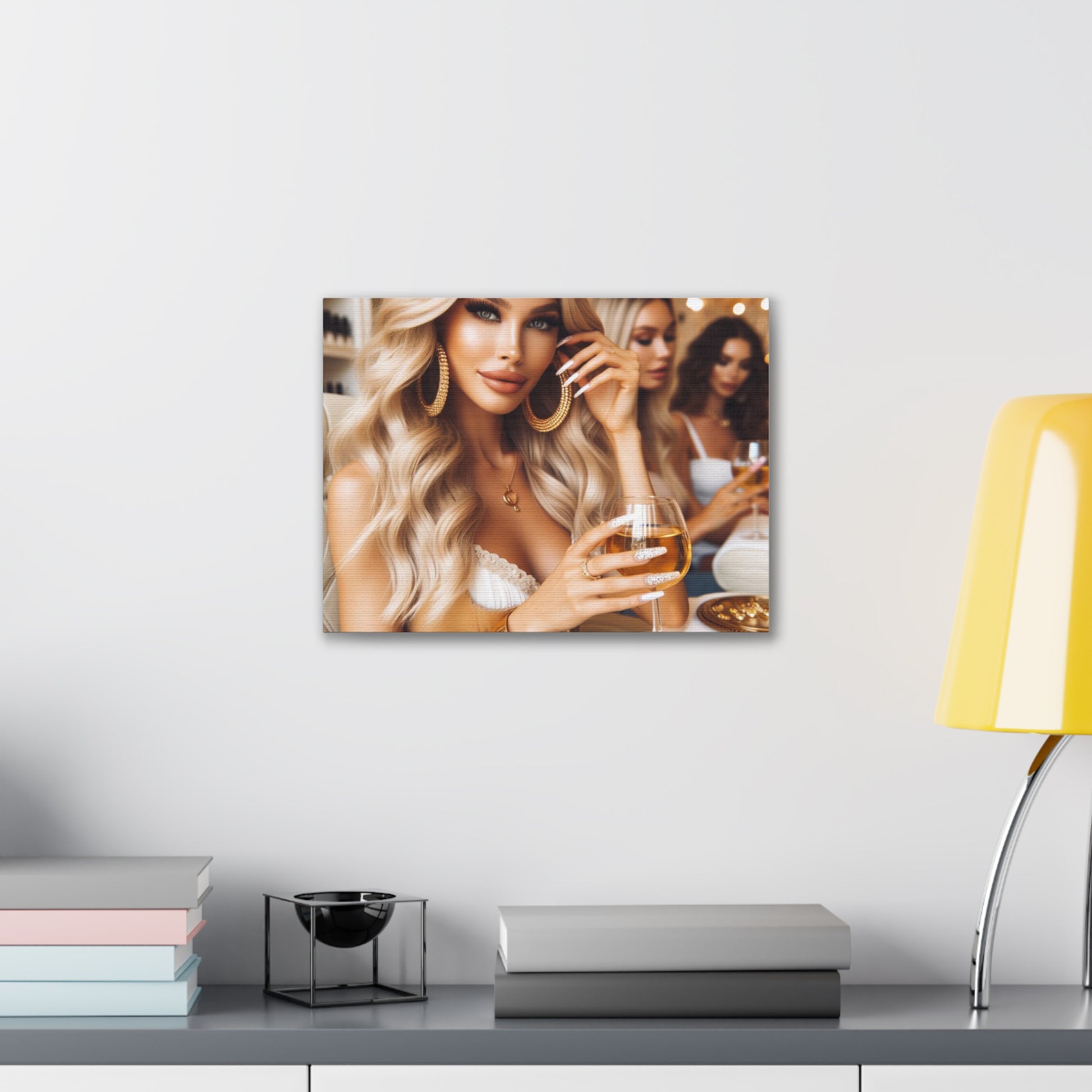 Wine Down Canvas Canvas Printify 16″ x 12″ (Horizontal) 0.75''