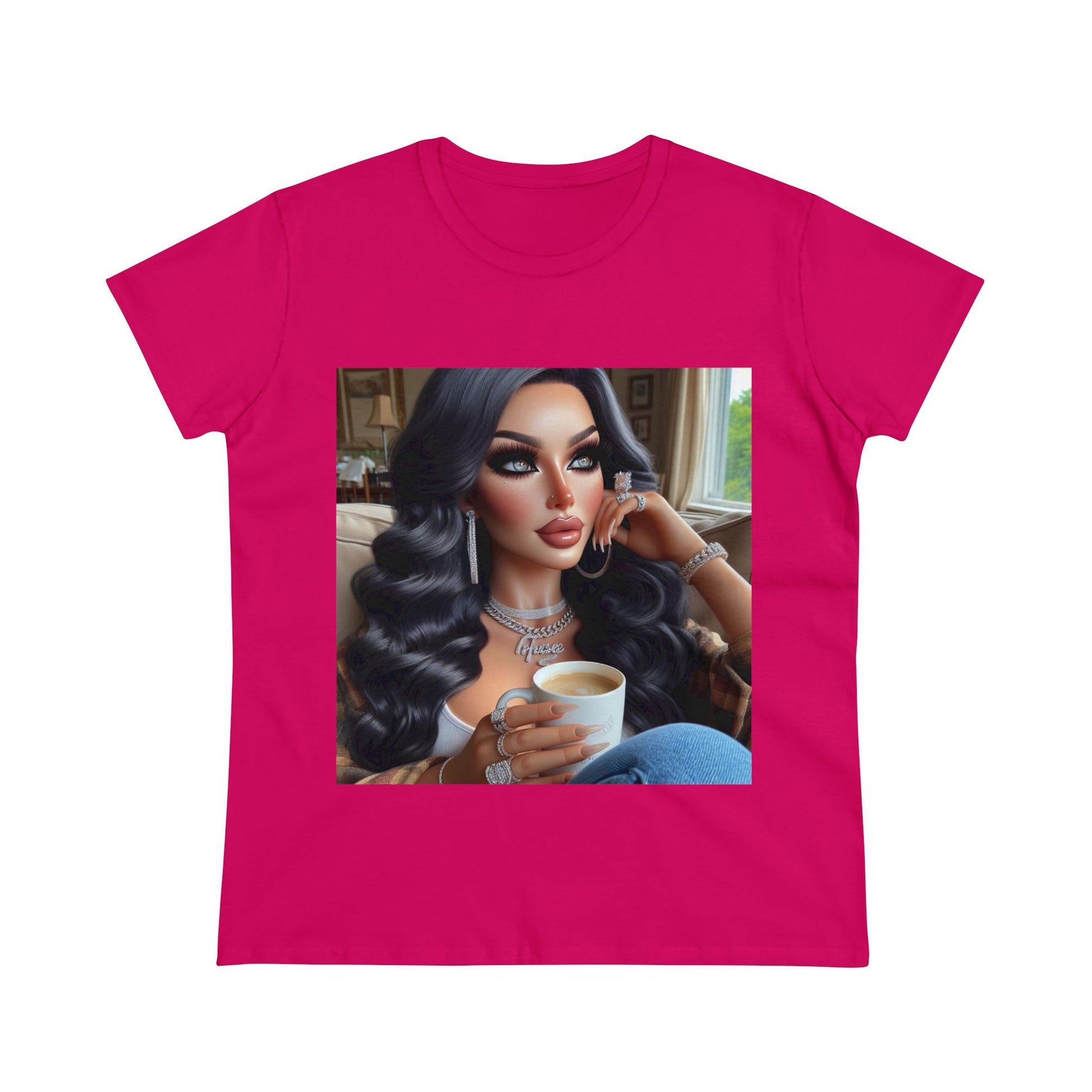 Coffee Break T-Shirt T-Shirt Printify Heliconia S