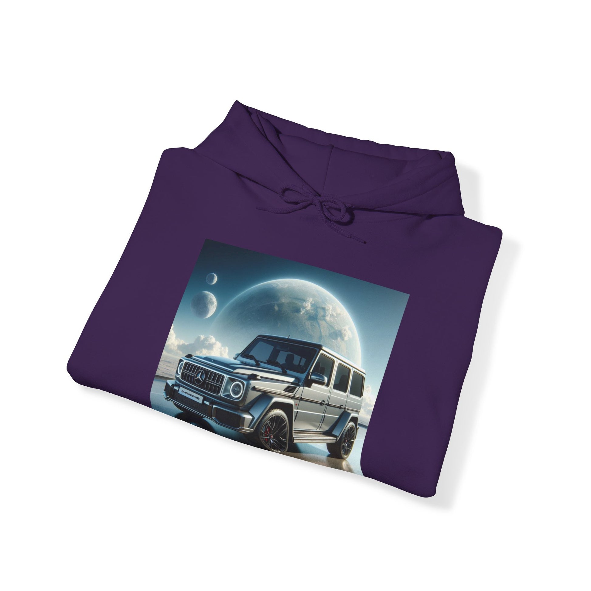 Silver G-Wagon Hoodie Hoodie Printify