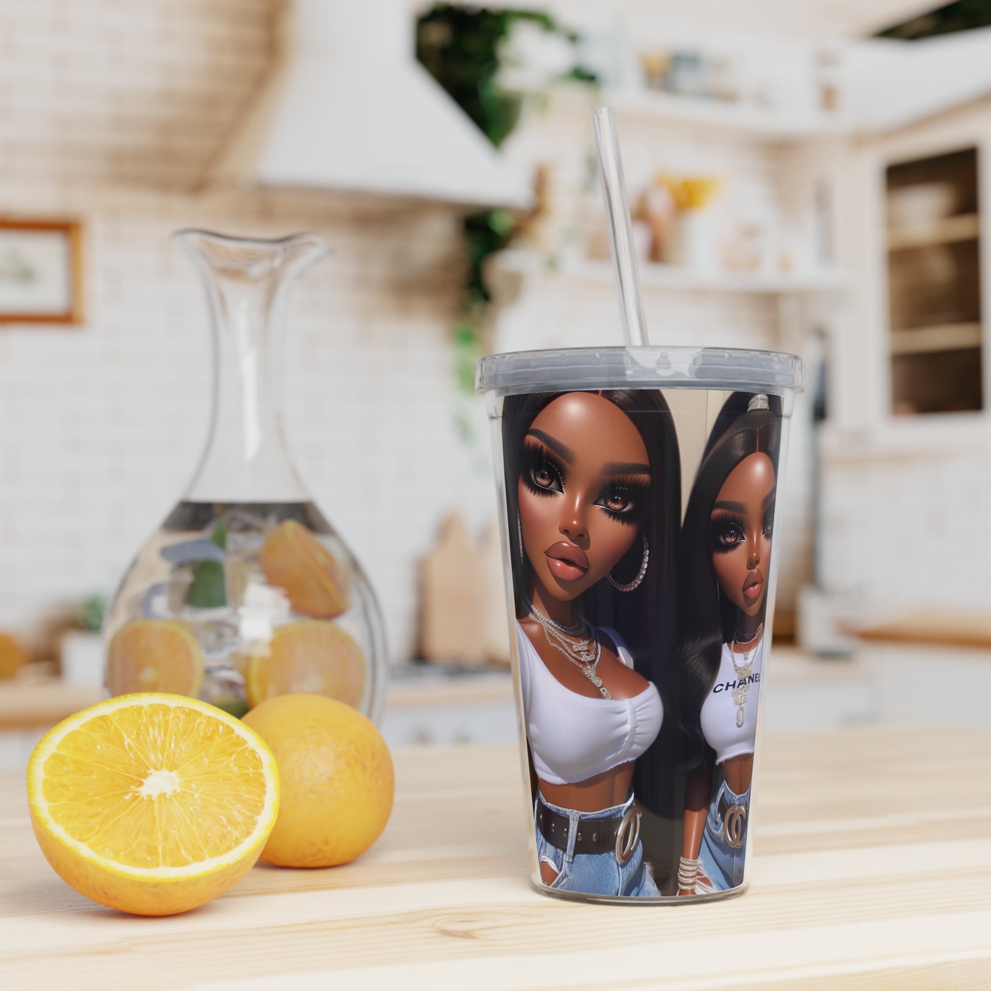 Friends Tumbler with Straw Mug Printify