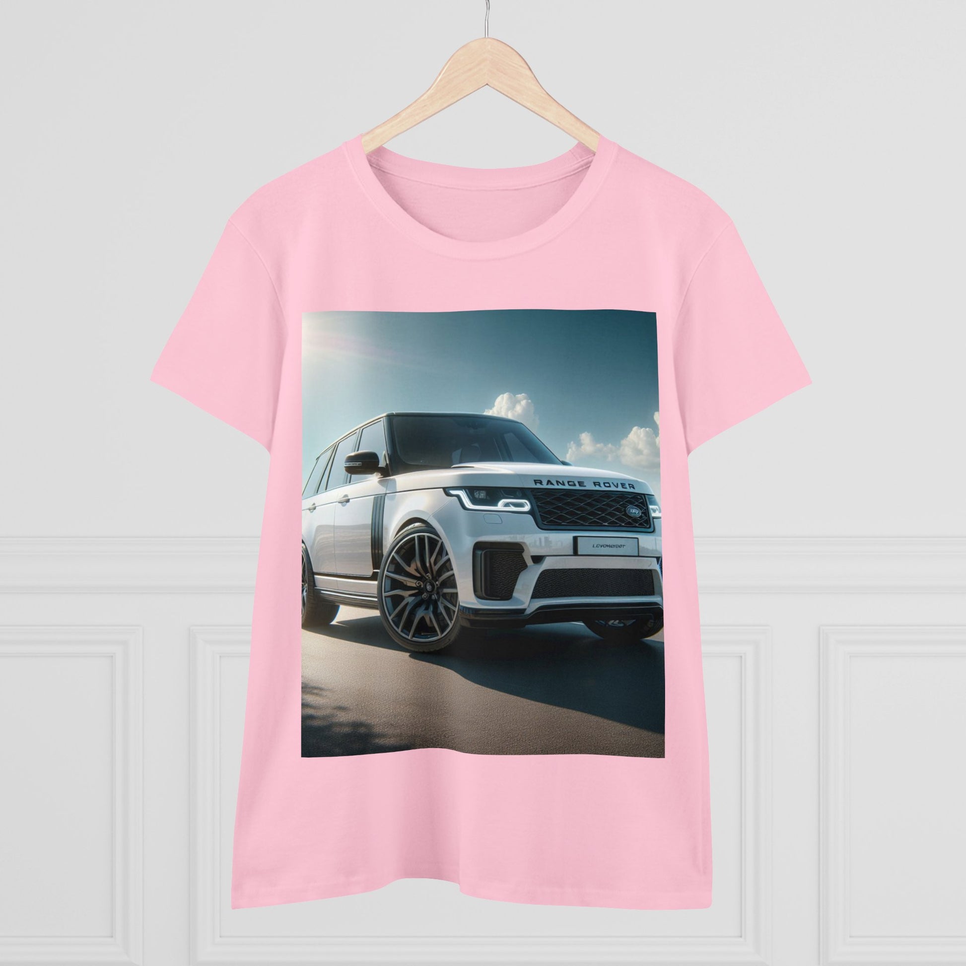 White Range Rover T-Shirt T-Shirt Printify
