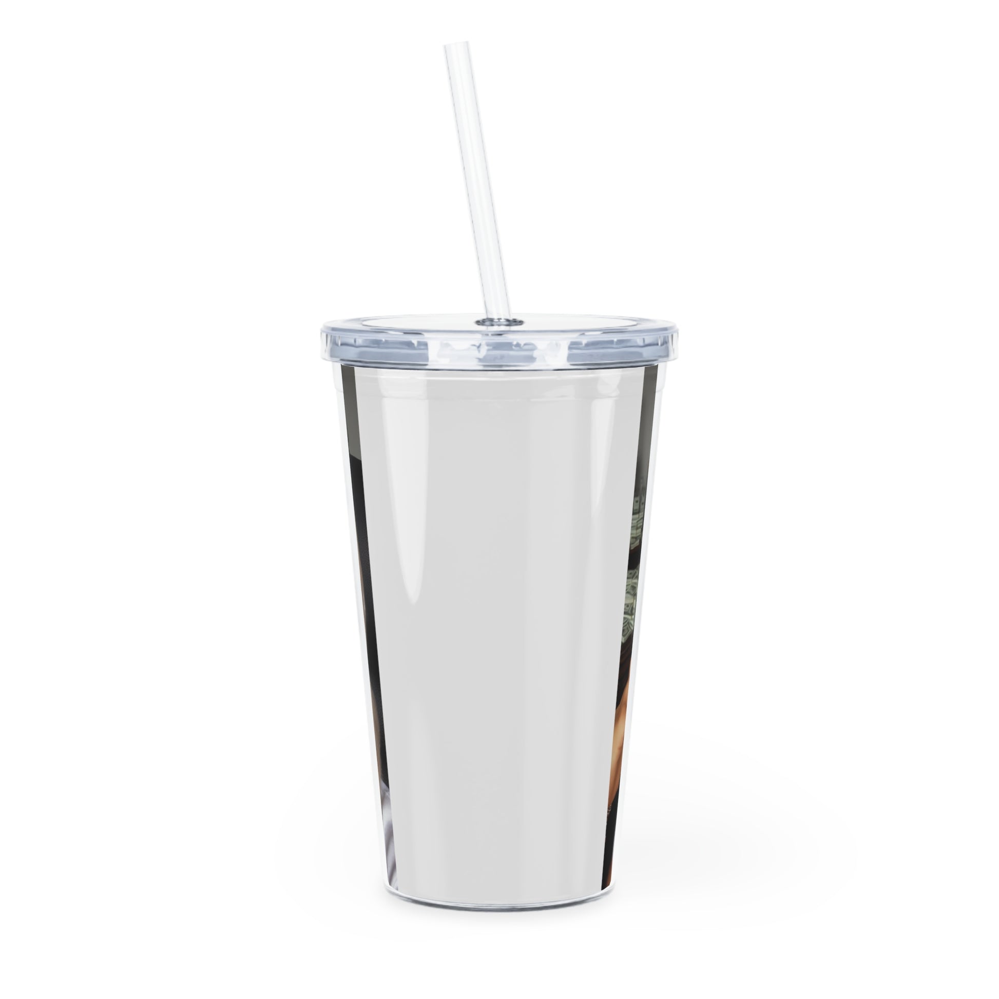Big Money Tumbler with Straw Mug Printify