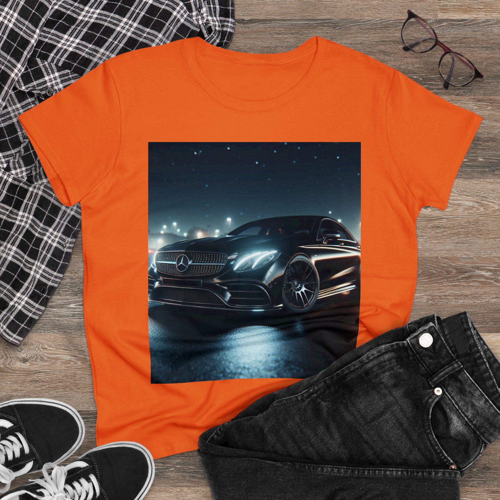 Black Mercedes T-Shirt T-Shirt Printify