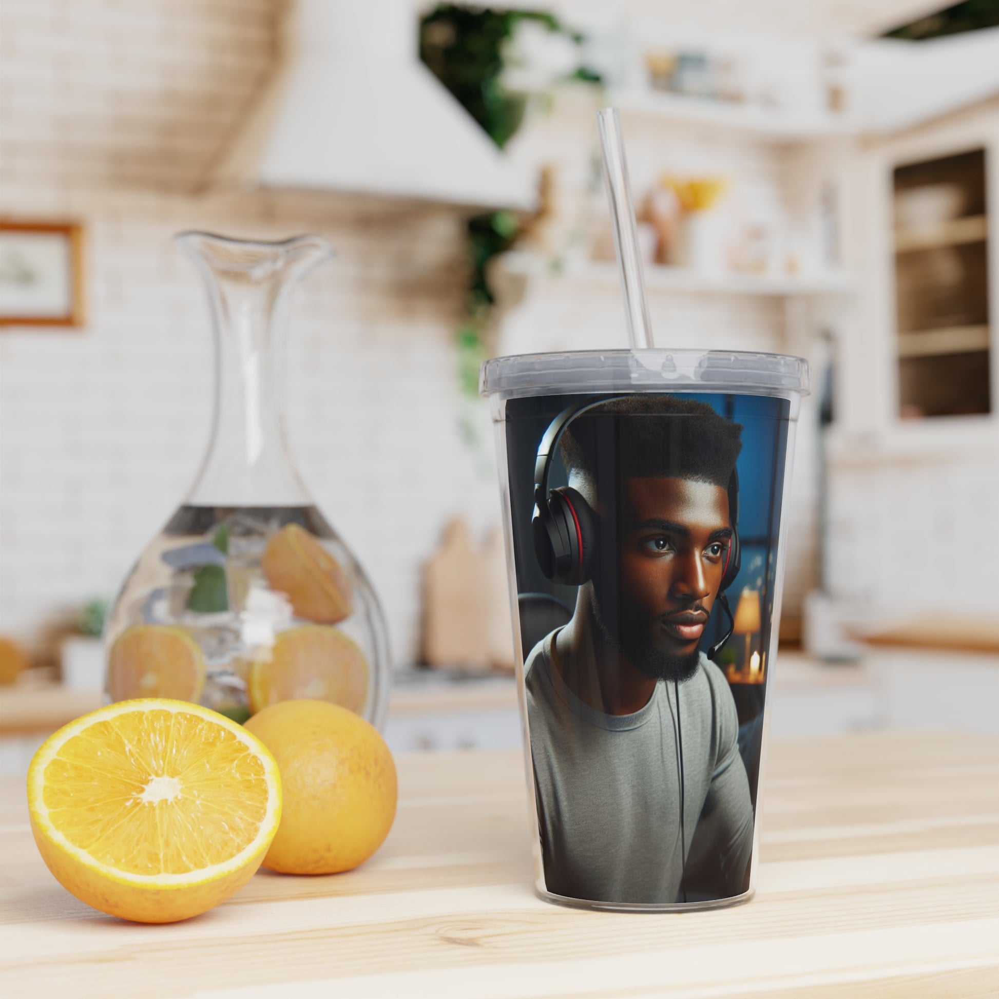Game Time Tumbler with Straw Mug Printify