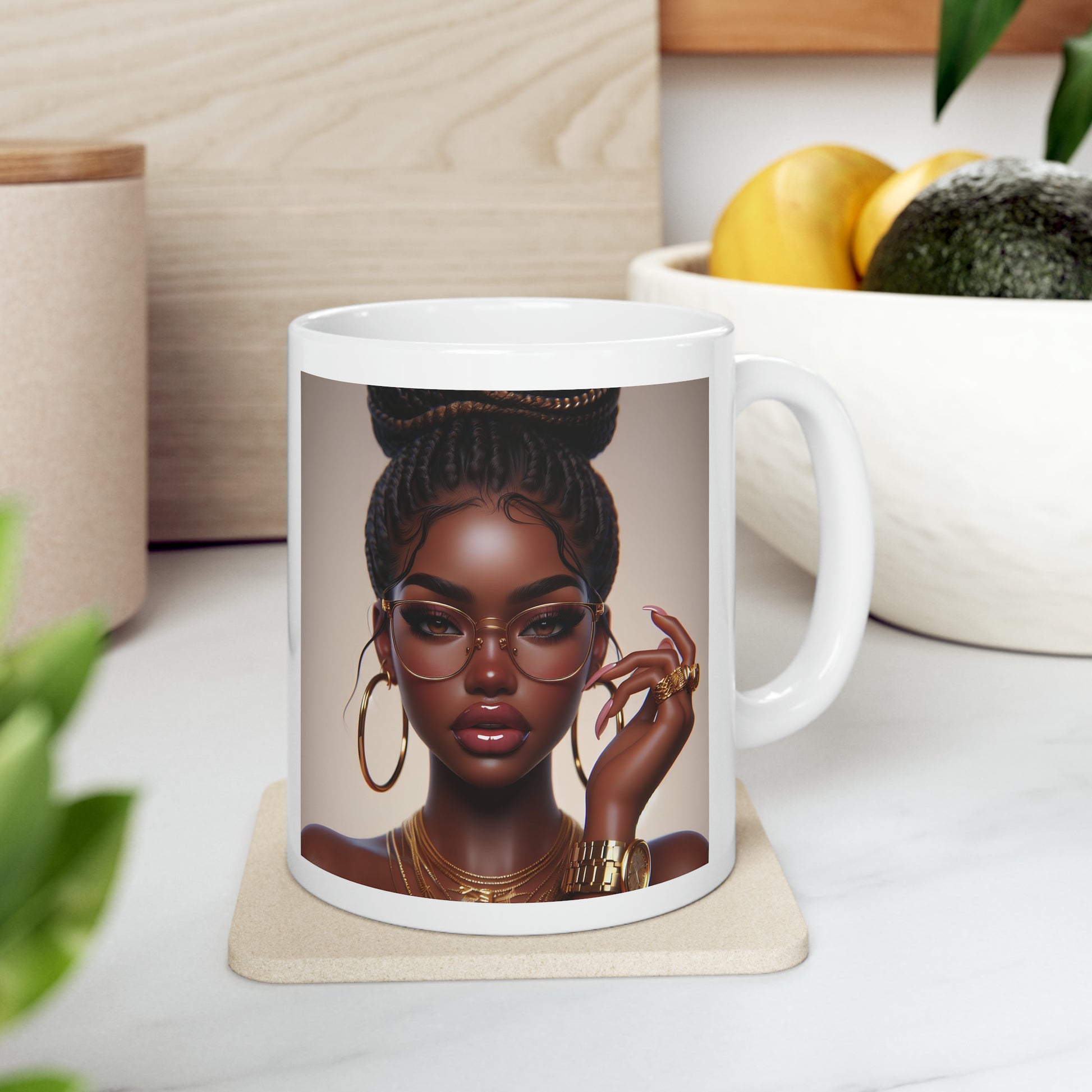 Chocolate Gold Mug Mug Printify