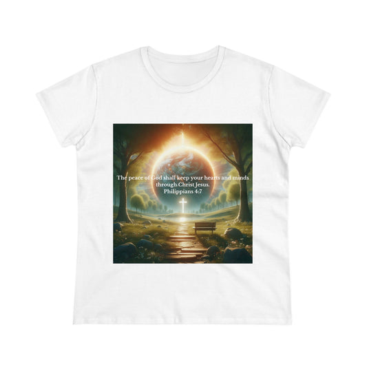 Philippians 4:7 T-Shirt T-Shirt Printify White S