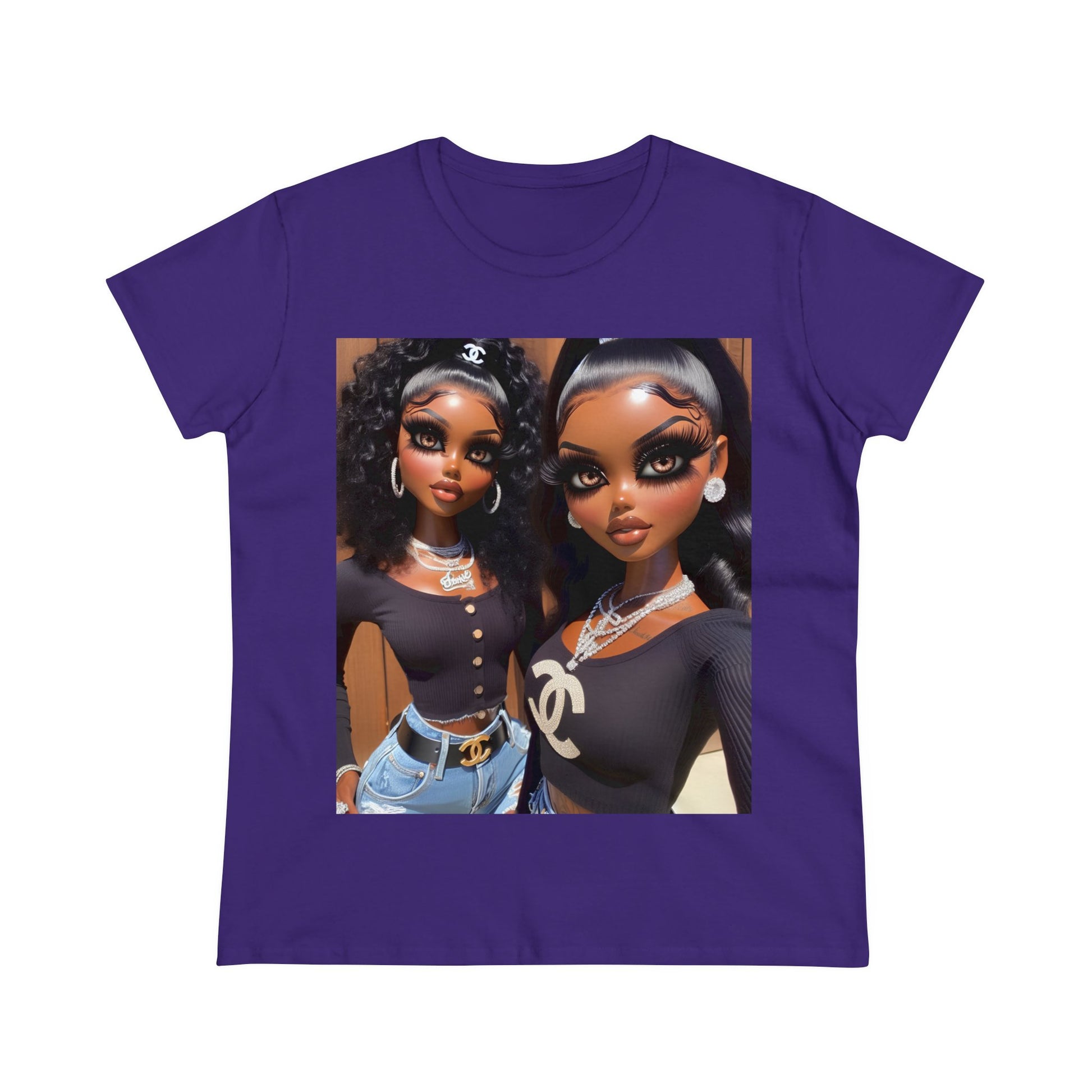 Outside Baddies T-Shirt T-Shirt Printify Purple S