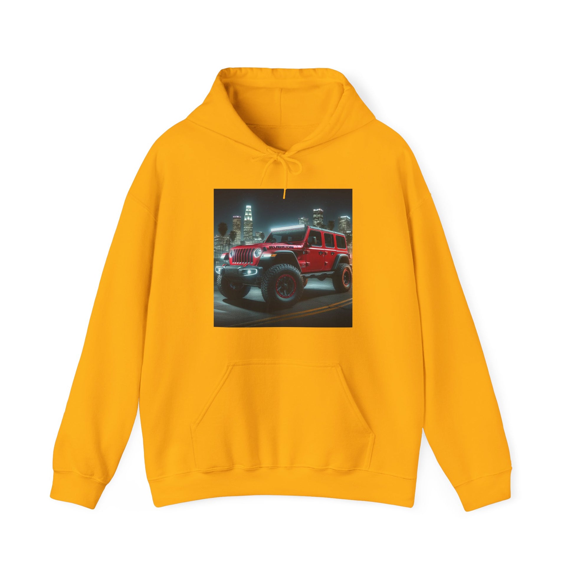 Red Rubicon Hoodie Hoodie Printify Gold S