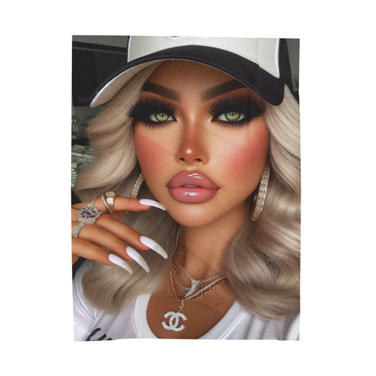 Big Money Plush Blanket All Over Prints Printify 60" × 80"