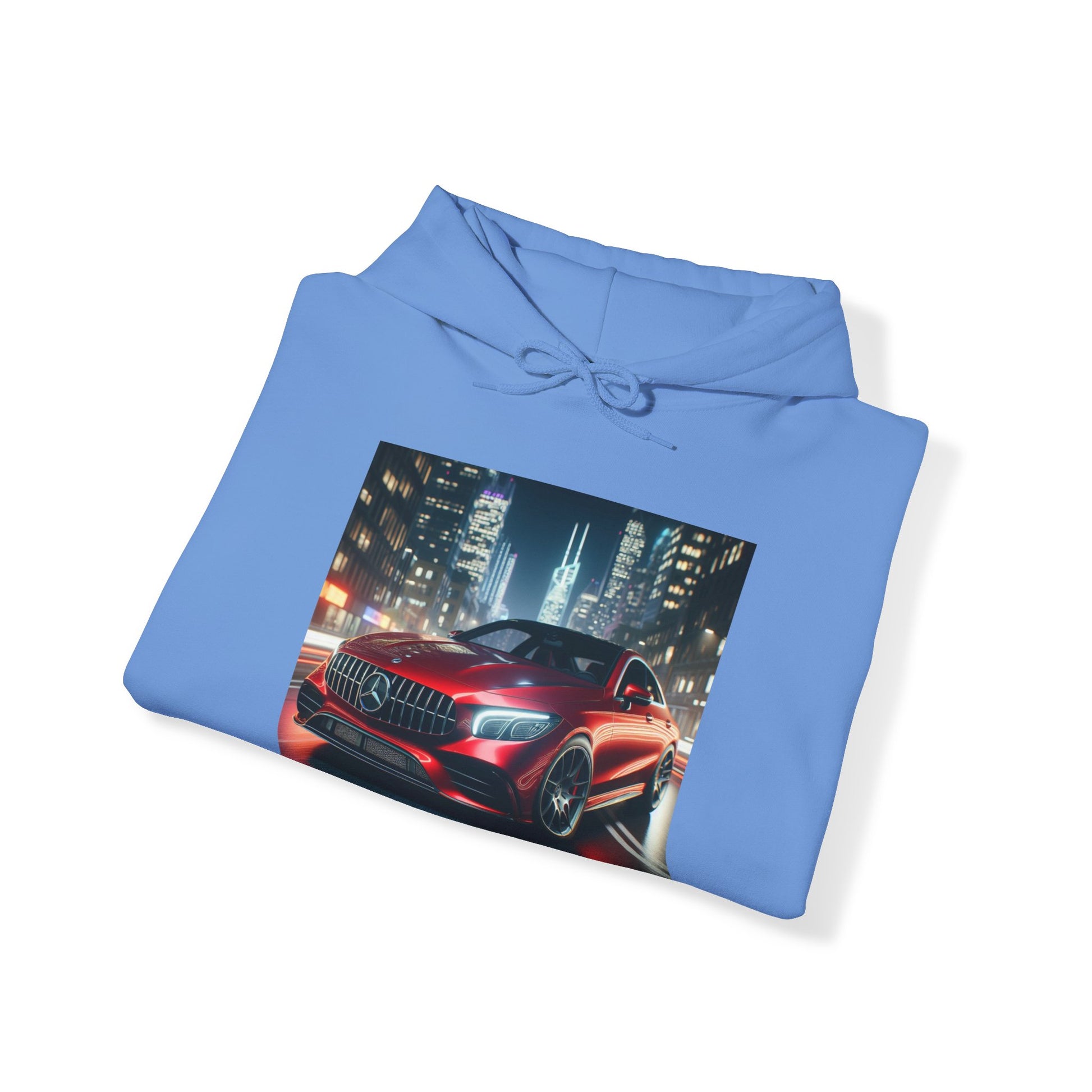Red Mercedes Hoodie Hoodie Printify