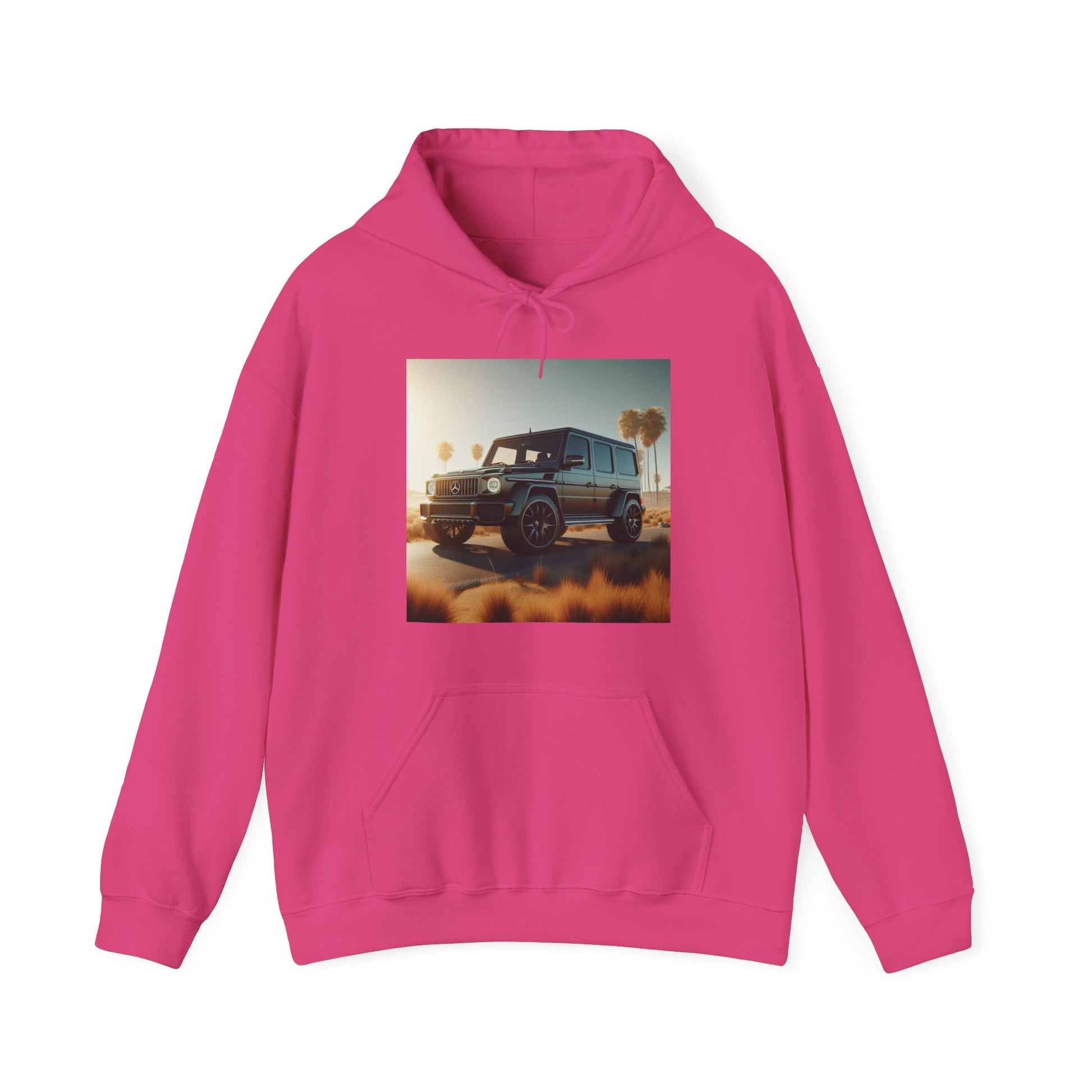 Black G-Wagon Hoodie Hoodie Printify Heliconia S