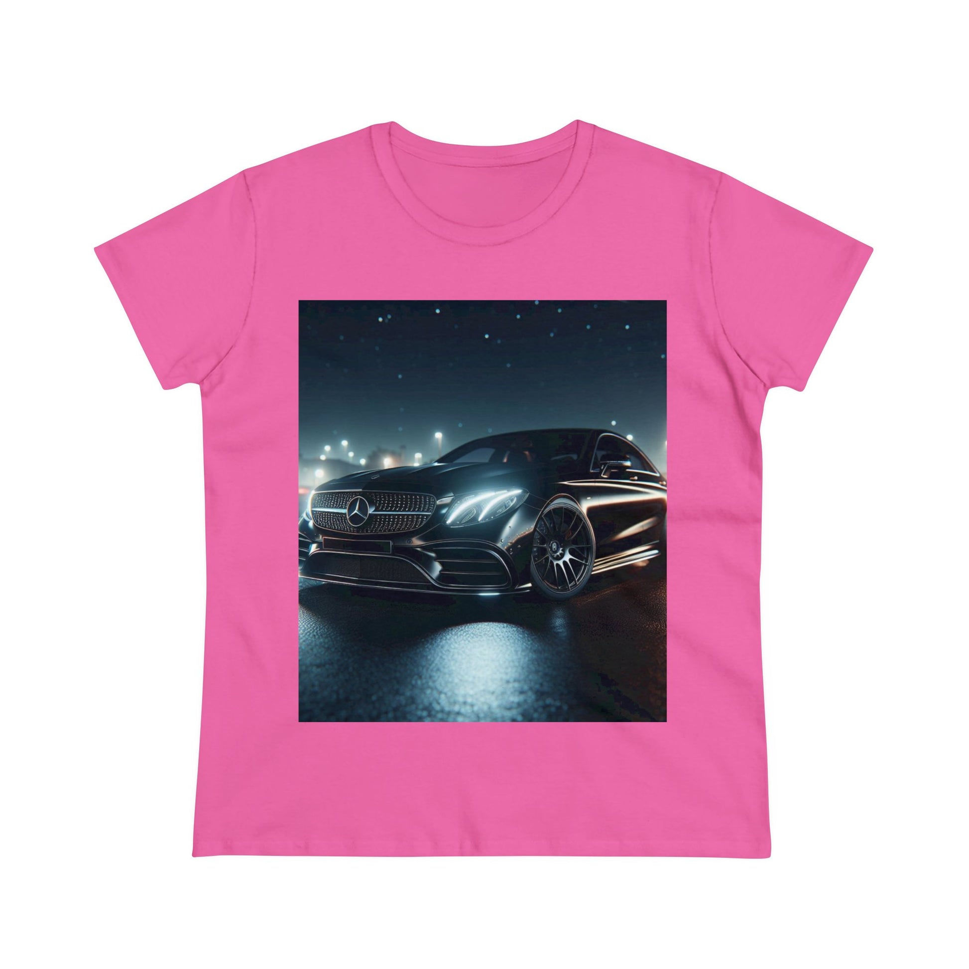 Black Mercedes T-Shirt T-Shirt Printify Azalea S