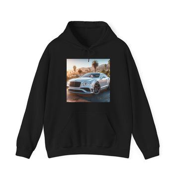 Silver Bentley Hoodie Hoodie Printify Black S