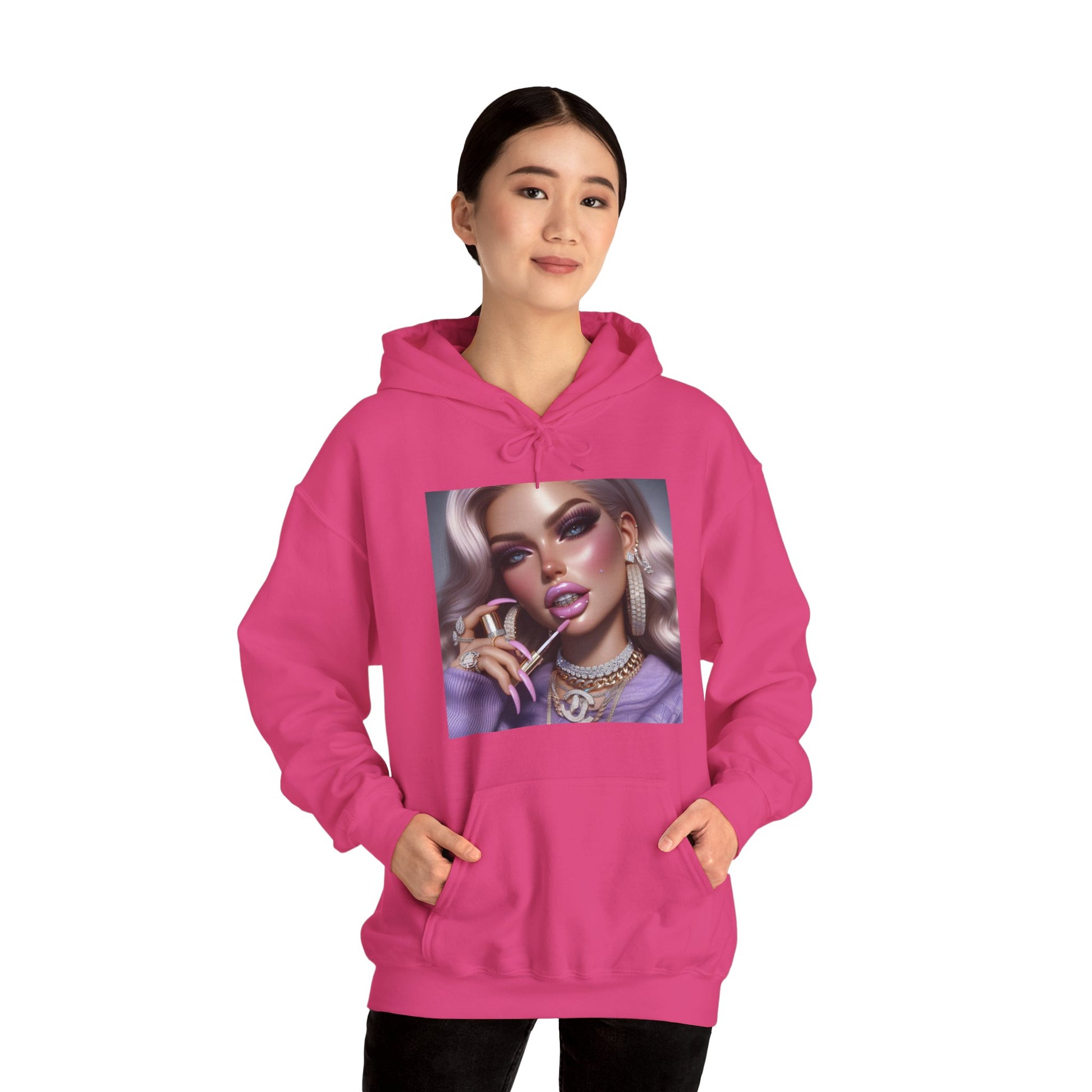Gloss Up Hoodie Hoodie Printify