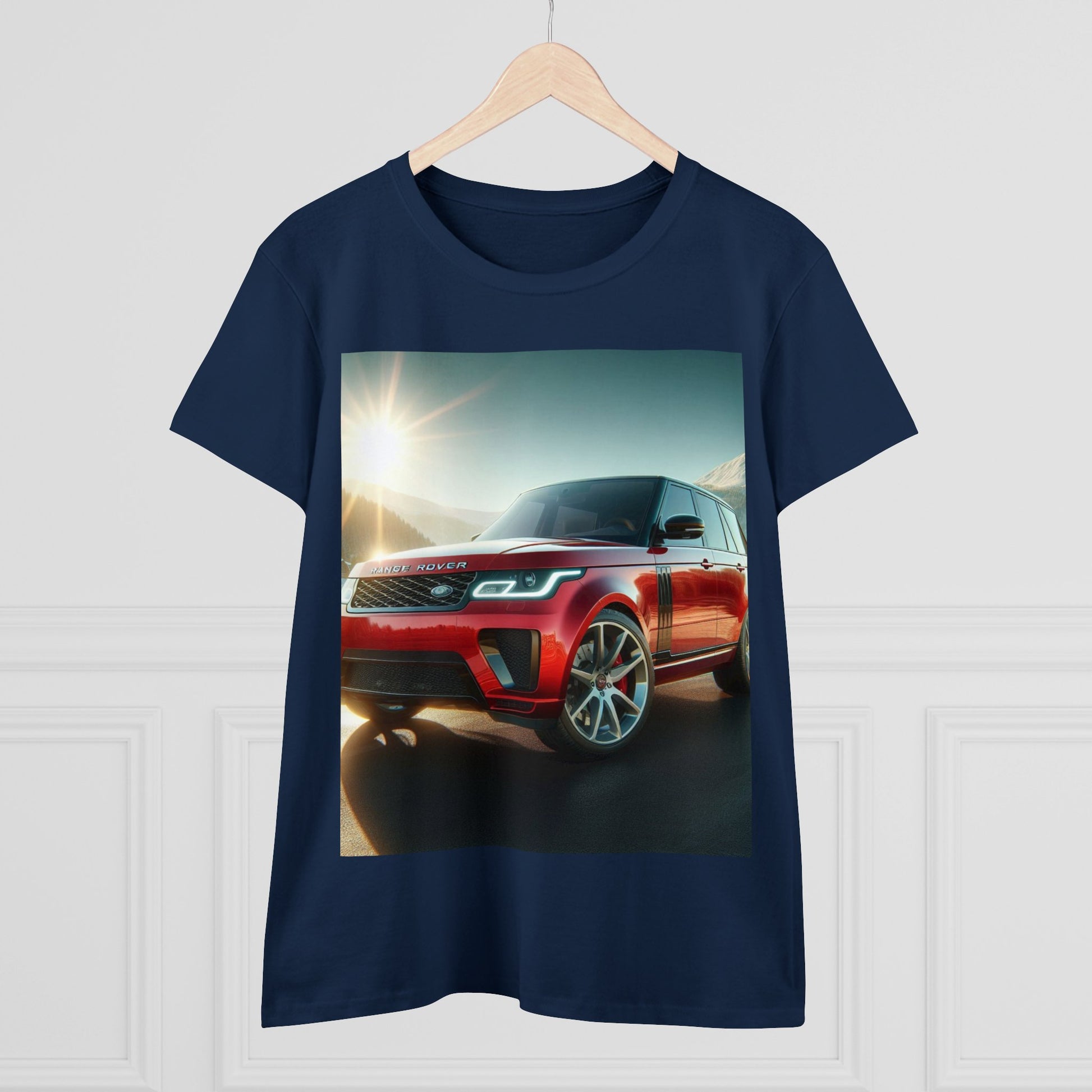 Red Range Rover T-Shirt T-Shirt Printify