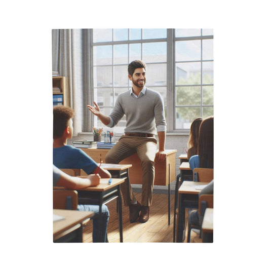 Class in Session Plush Blanket All Over Prints Printify 30" × 40"