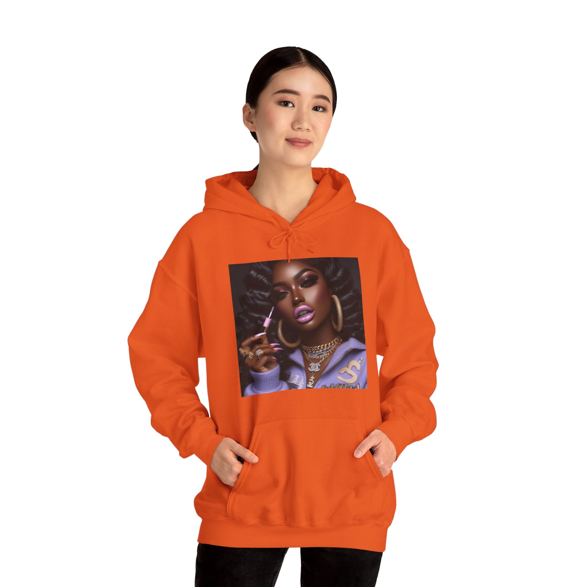 Gloss Up Hoodie Hoodie Printify