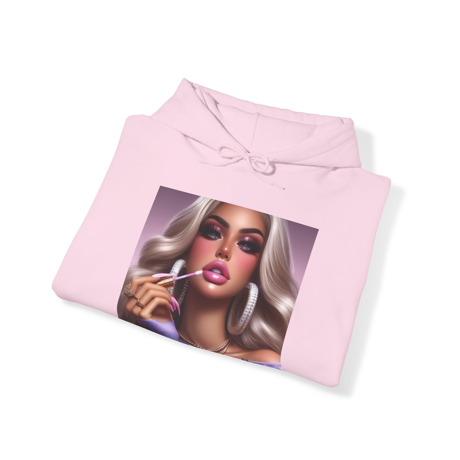 Gloss Up Hoodie Hoodie Printify