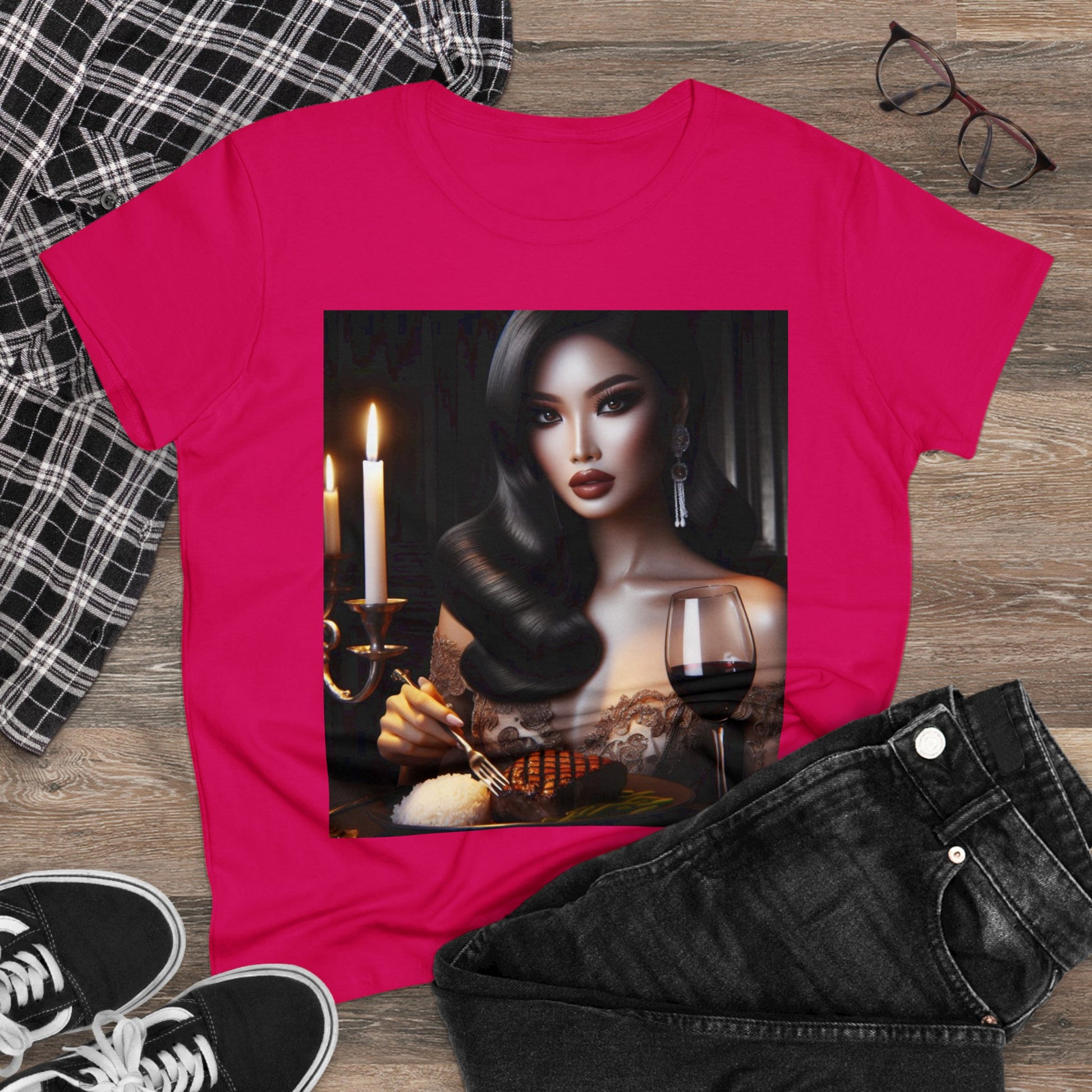 Elegant Meal T-Shirt T-Shirt Printify