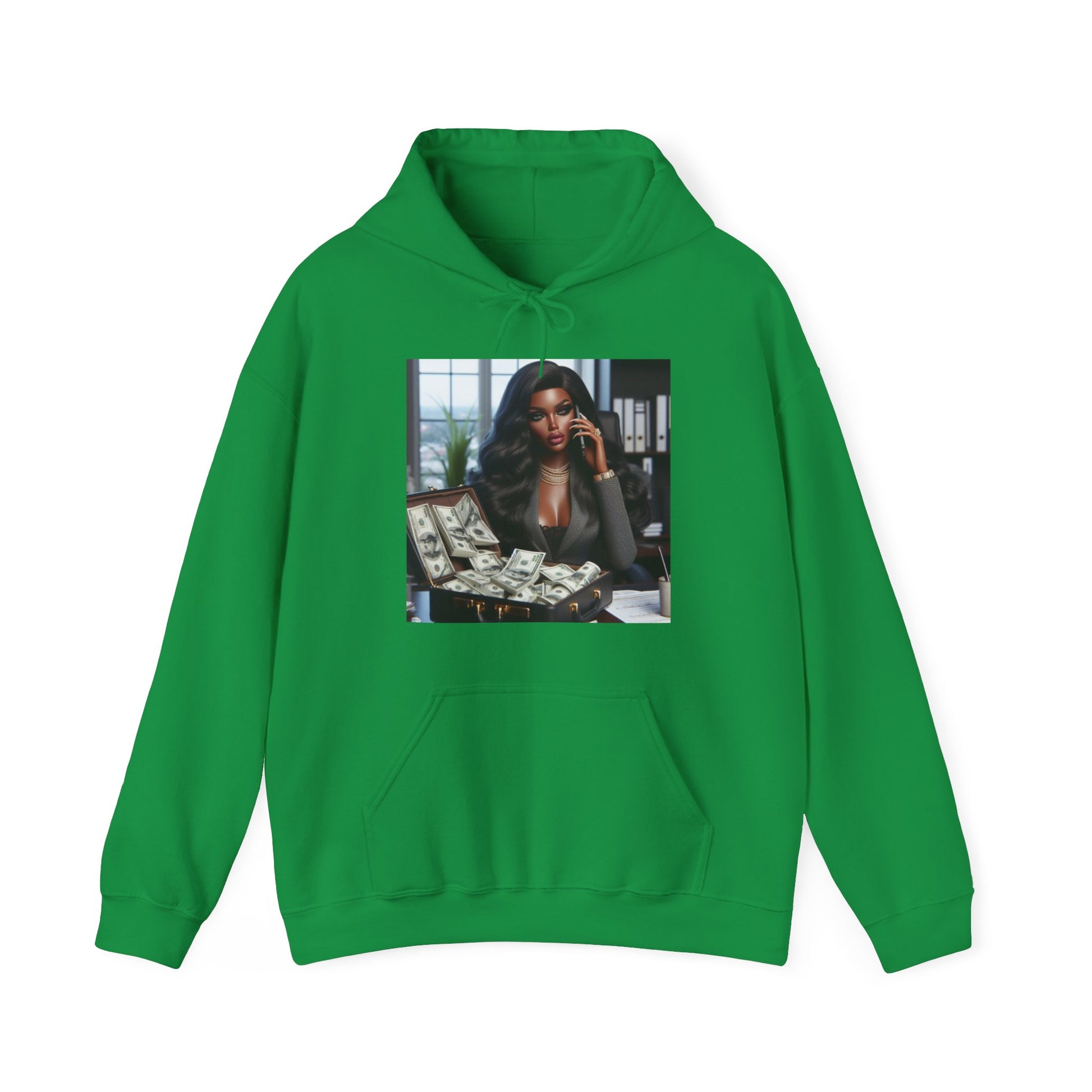 Business Deal Hoodie Hoodie Printify Irish Green S
