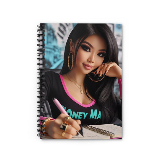 Money Maker Spiral Notebook Paper products Printify One Size