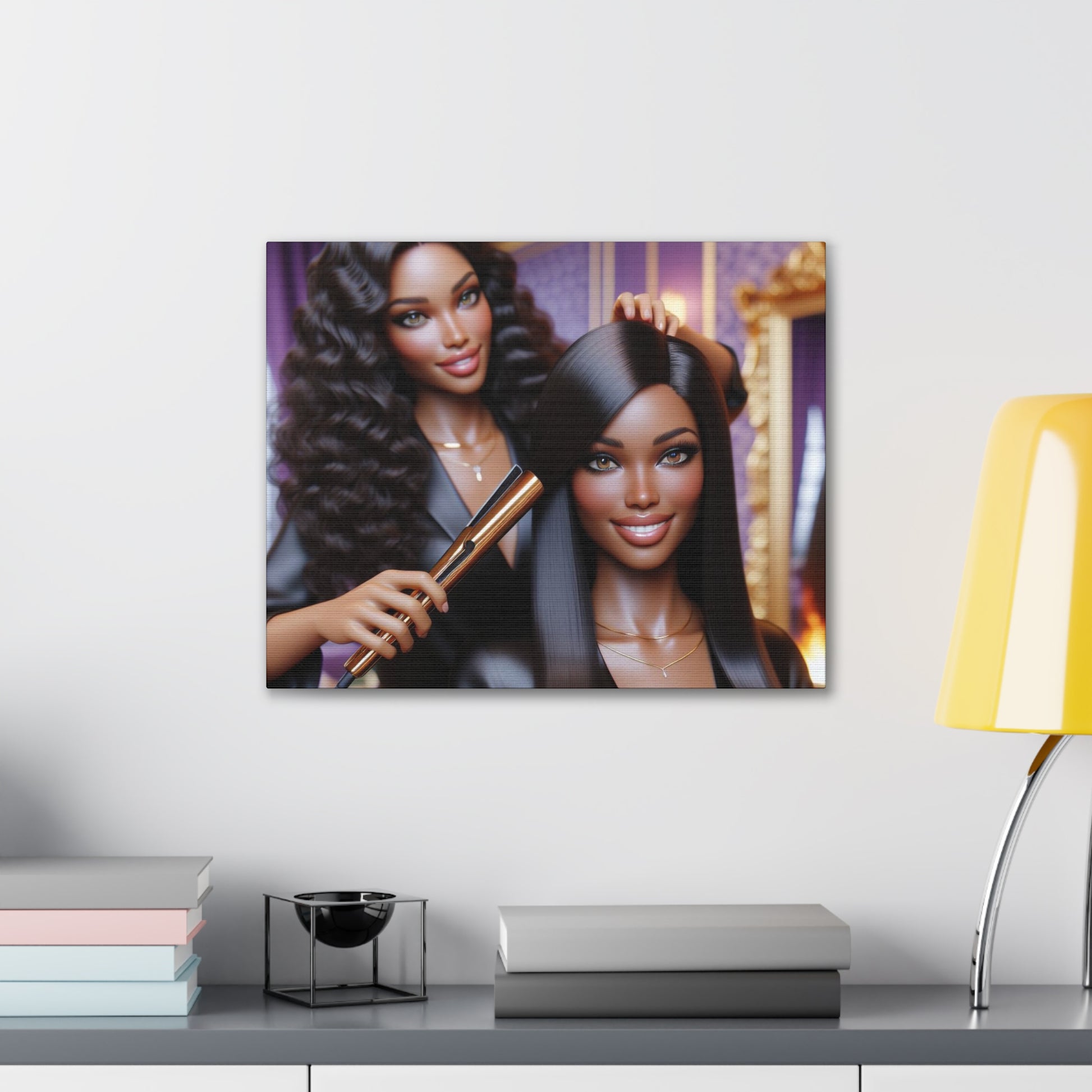 Hair Day Canvas Canvas Printify 20″ x 16″ (Horizontal) 0.75''