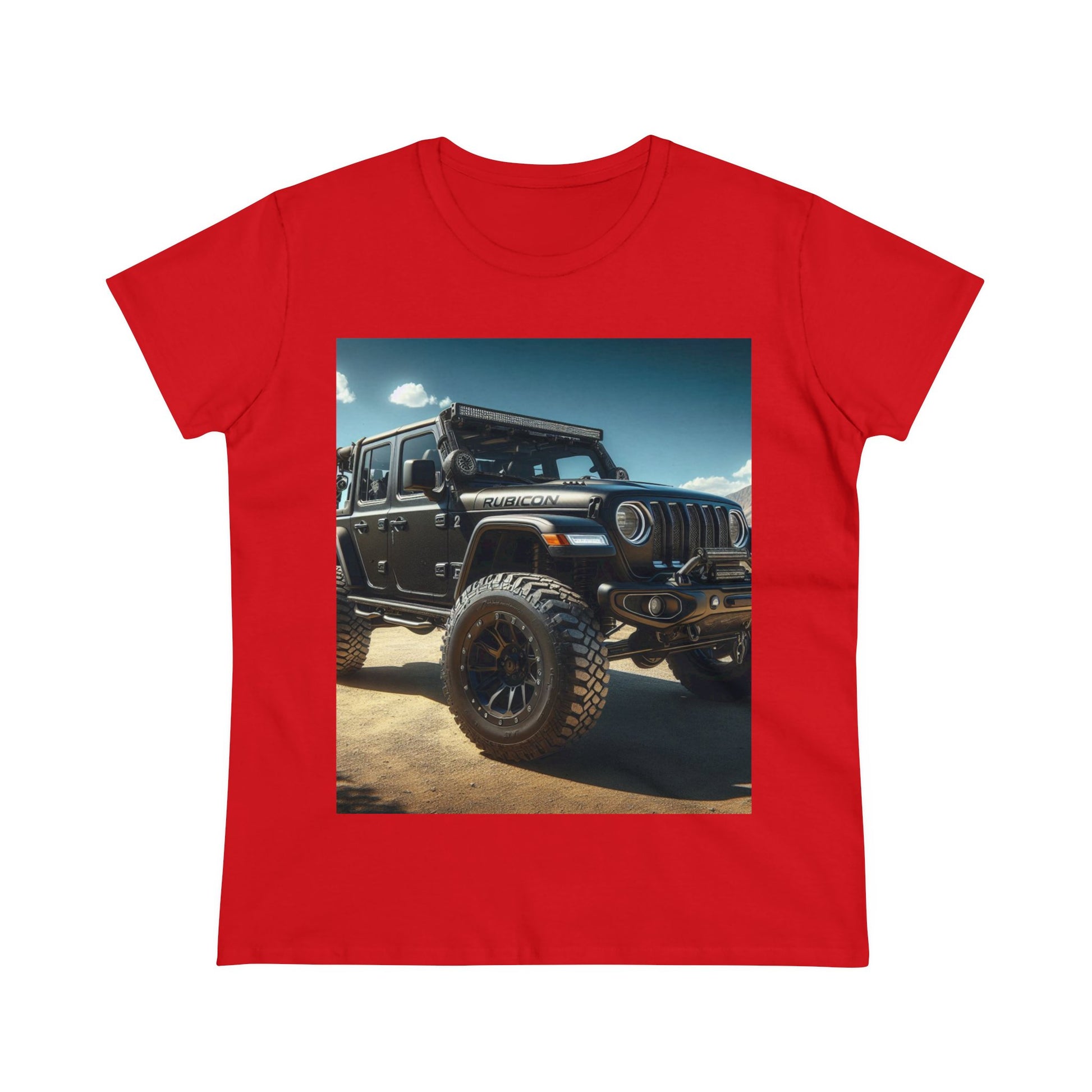 Black Rubicon T-Shirt T-Shirt Printify Red S