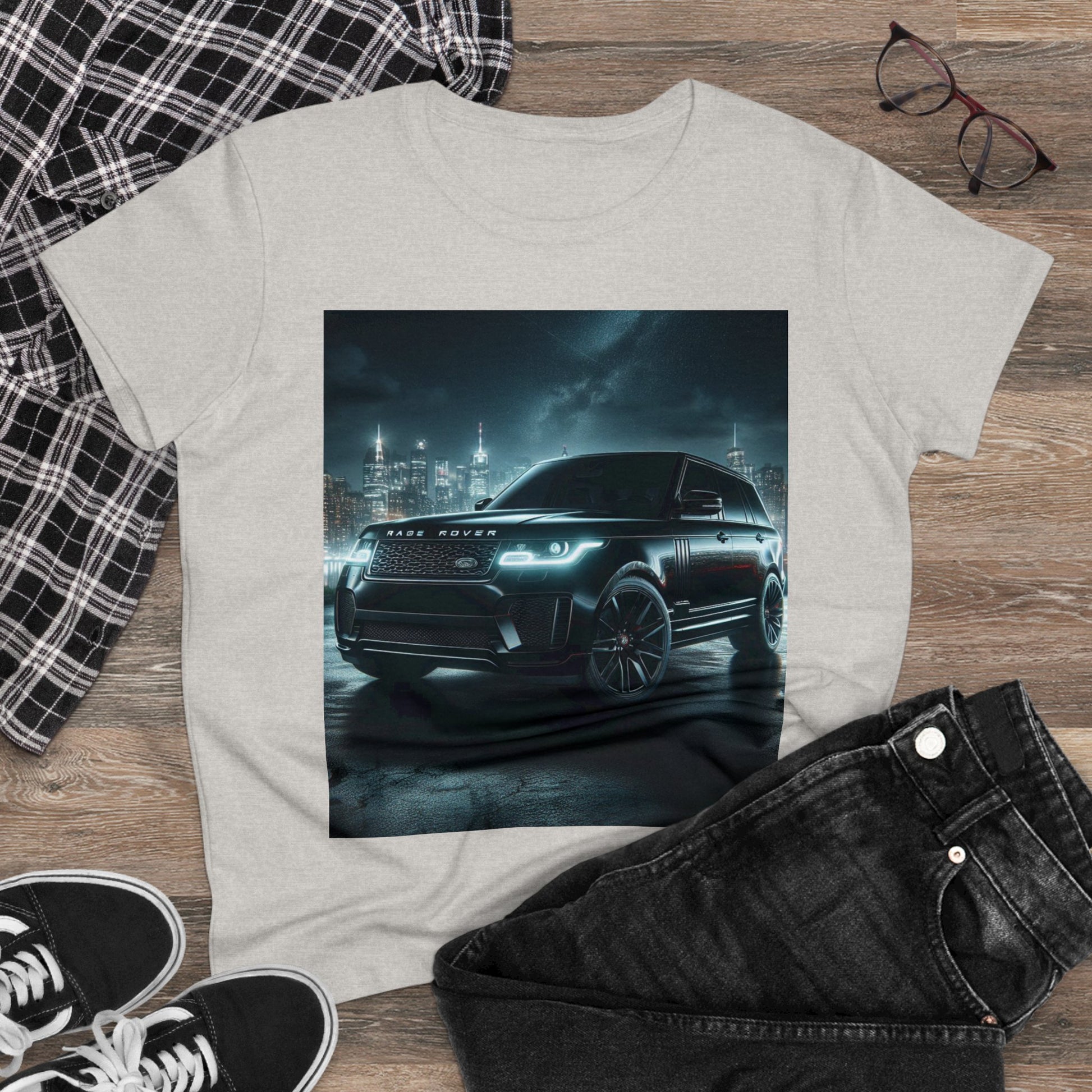 Black Range Rover T-Shirt T-Shirt Printify
