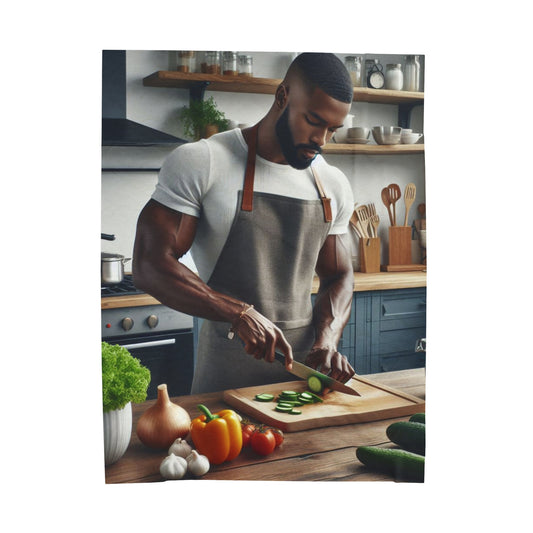 Dinner Time Plush Blanket All Over Prints Printify 60" × 80"