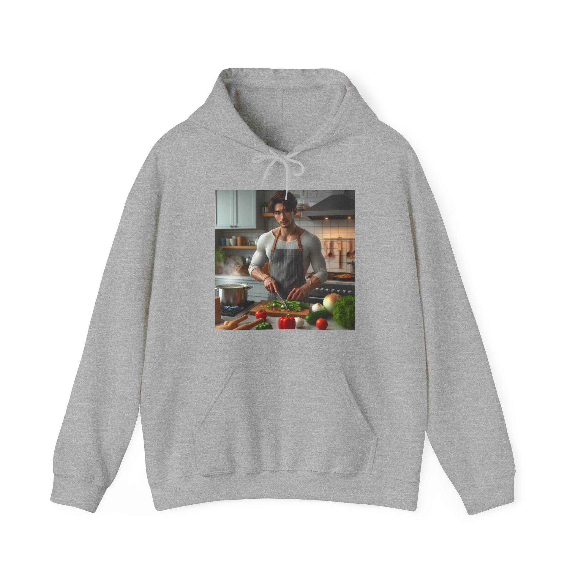 Dinner Time Hoodie Hoodie Printify Sport Grey S