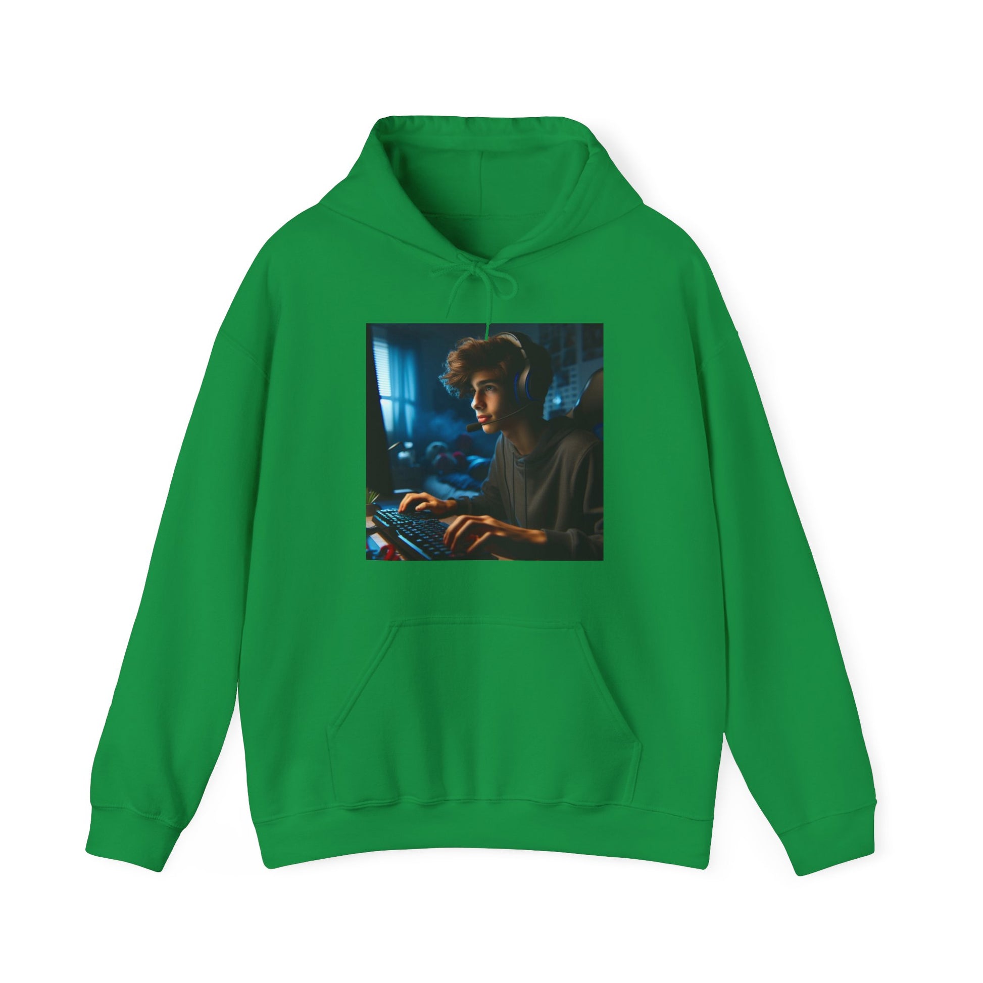 Game Time Hoodie Hoodie Printify Irish Green S