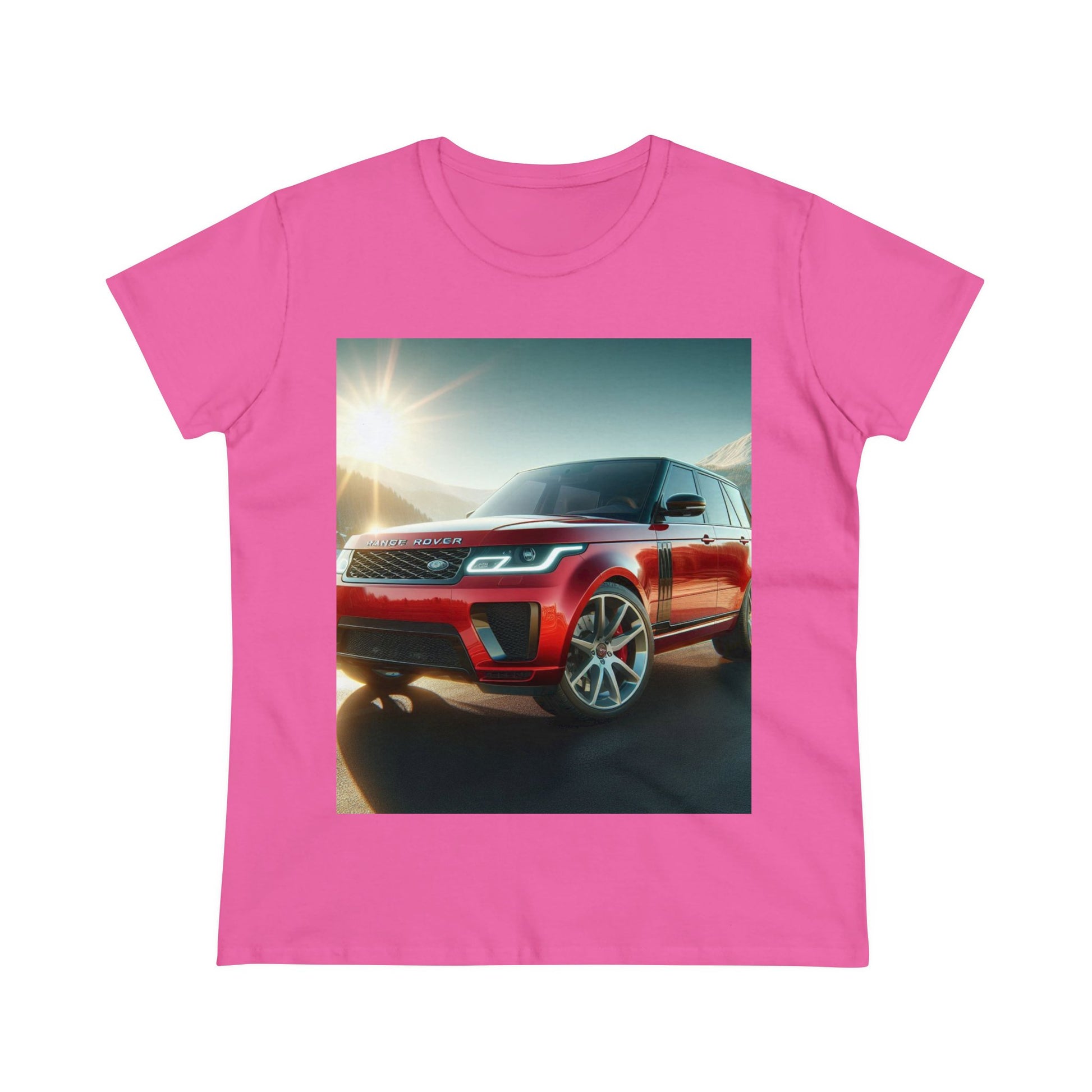 Red Range Rover T-Shirt T-Shirt Printify Azalea S