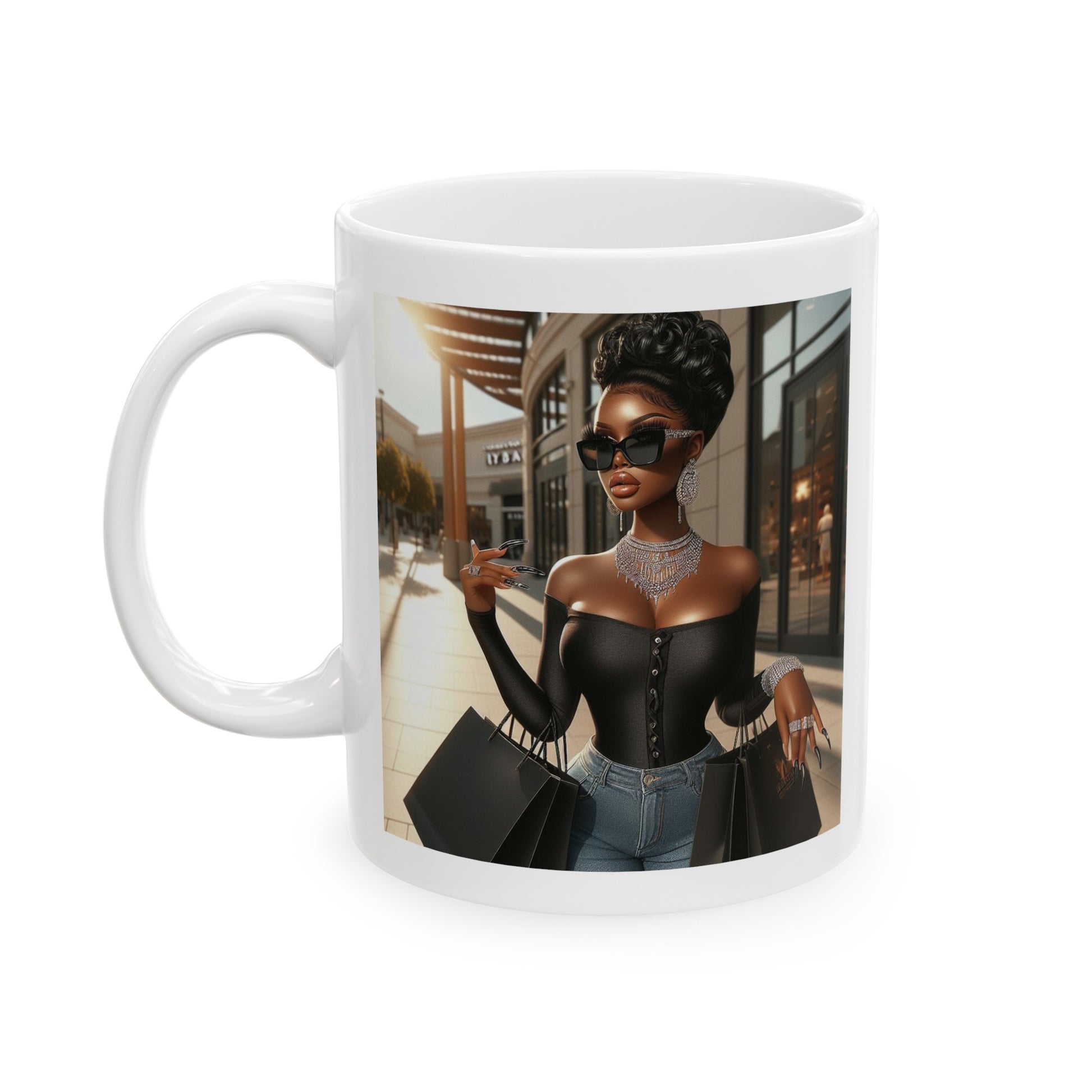 Let's Shop Mug Mug Printify 11oz