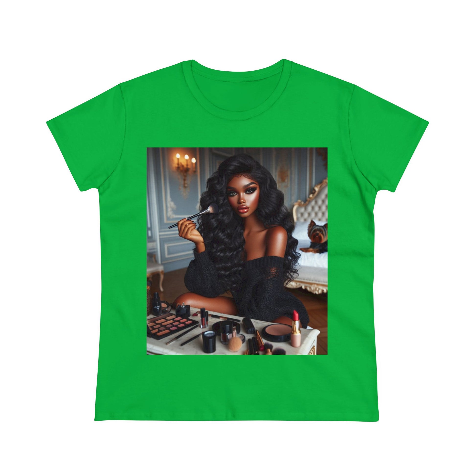 Make Up Time T-Shirt T-Shirt Printify Irish Green S